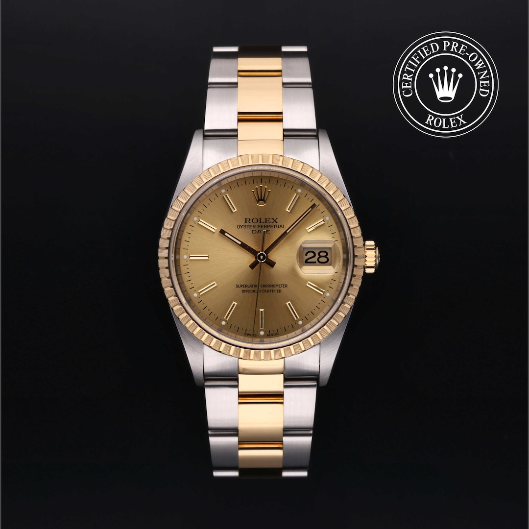 Rolex Certified Pre-Owned Oyster Perpetual Date 34 Rolex Certified Pre-Owned Oyster Perpetual Date 34