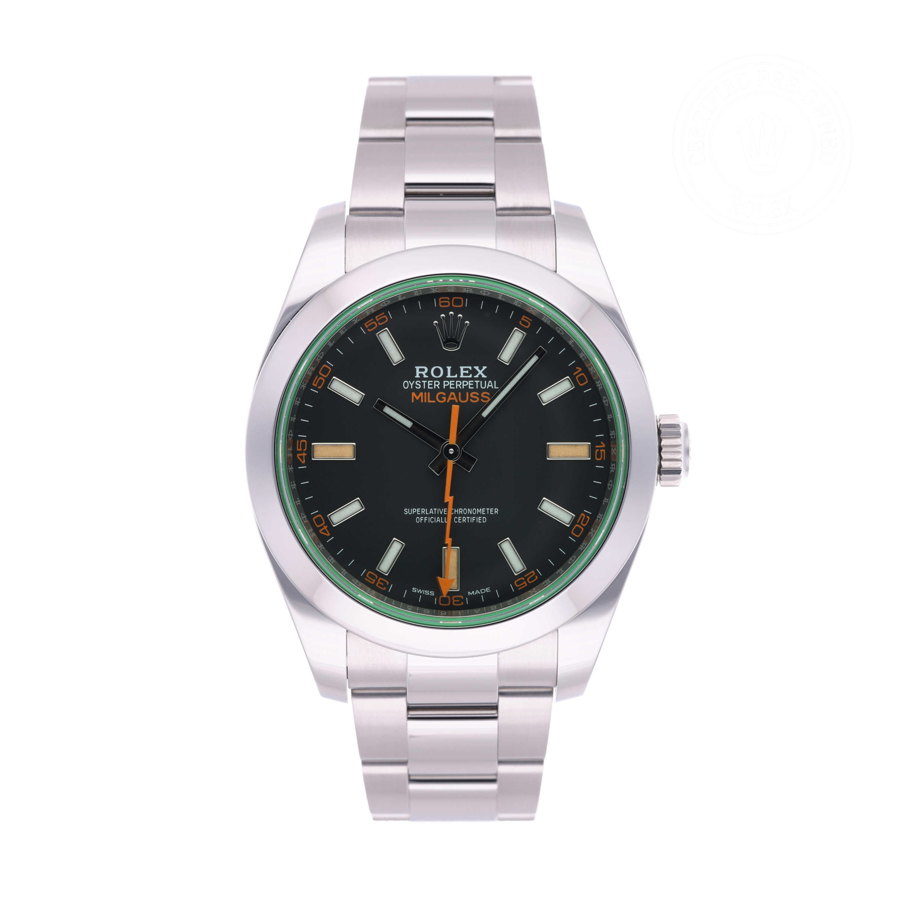 Rolex Milgauss Official Certified Pre-Owned