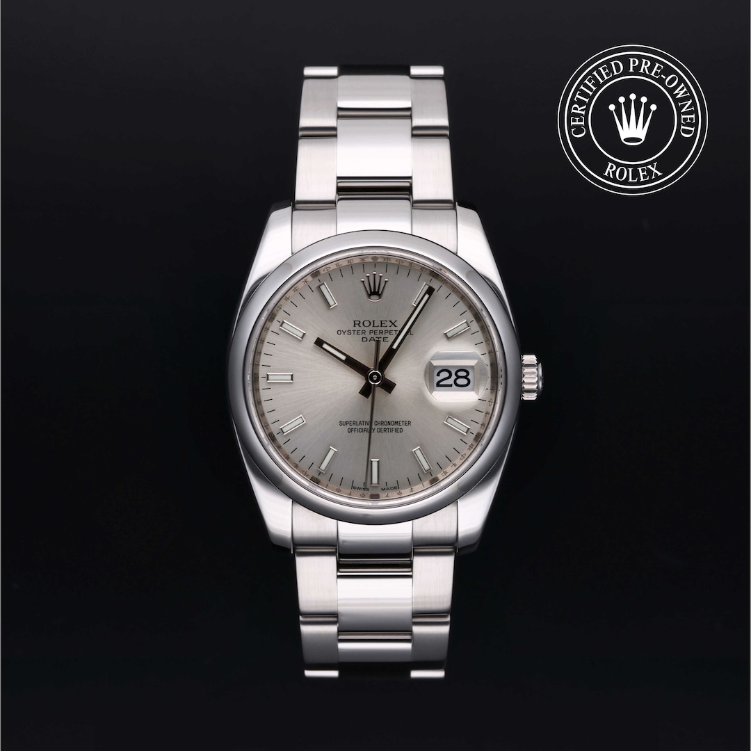 Rolex Certified Pre-Owned Oyster Perpetual Date 34 Rolex Certified Pre-Owned Oyster Perpetual Date 34