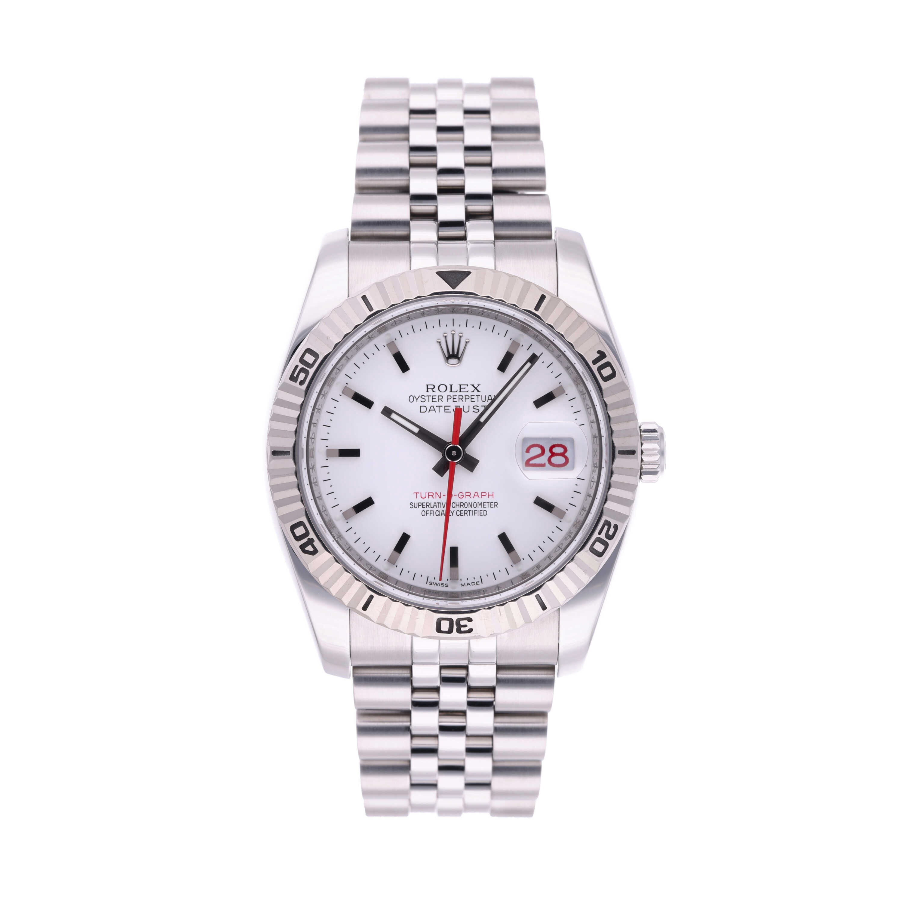 Rolex Datejust Turn-O-Graph Official Certified Pre-Owned