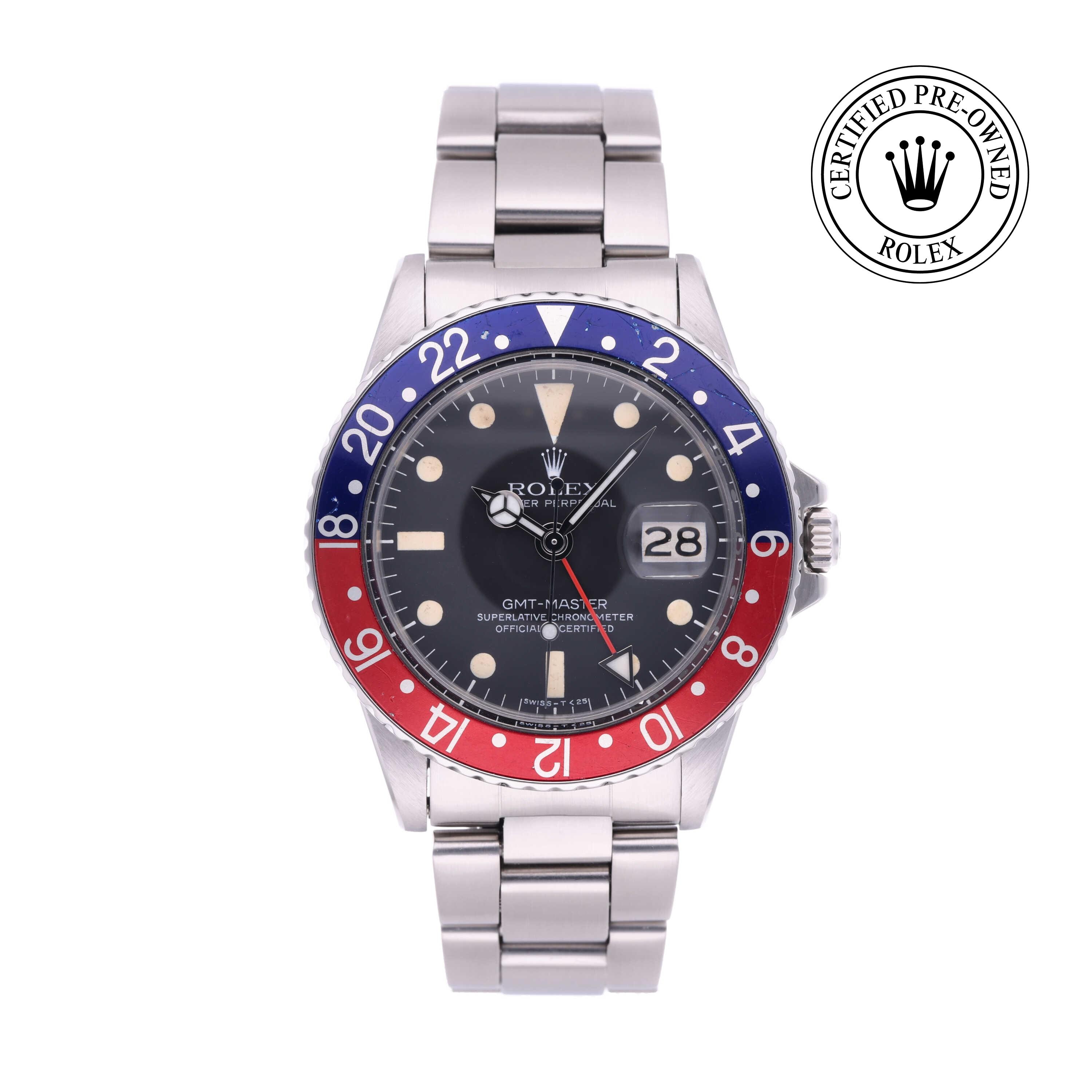 Rolex GMT Master Official Certified Pre-Owned