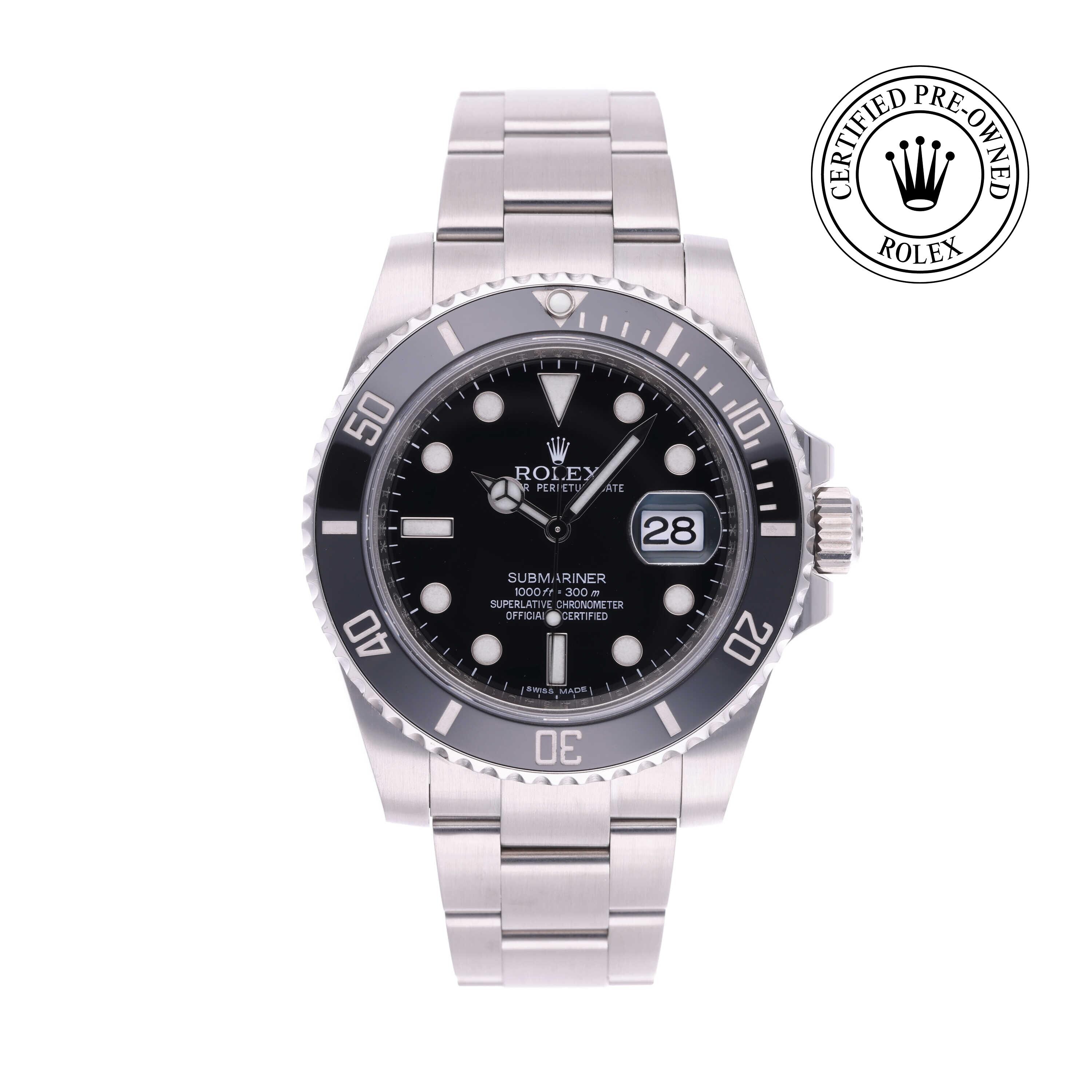 Rolex Submariner Date Official Certified Pre-Owned