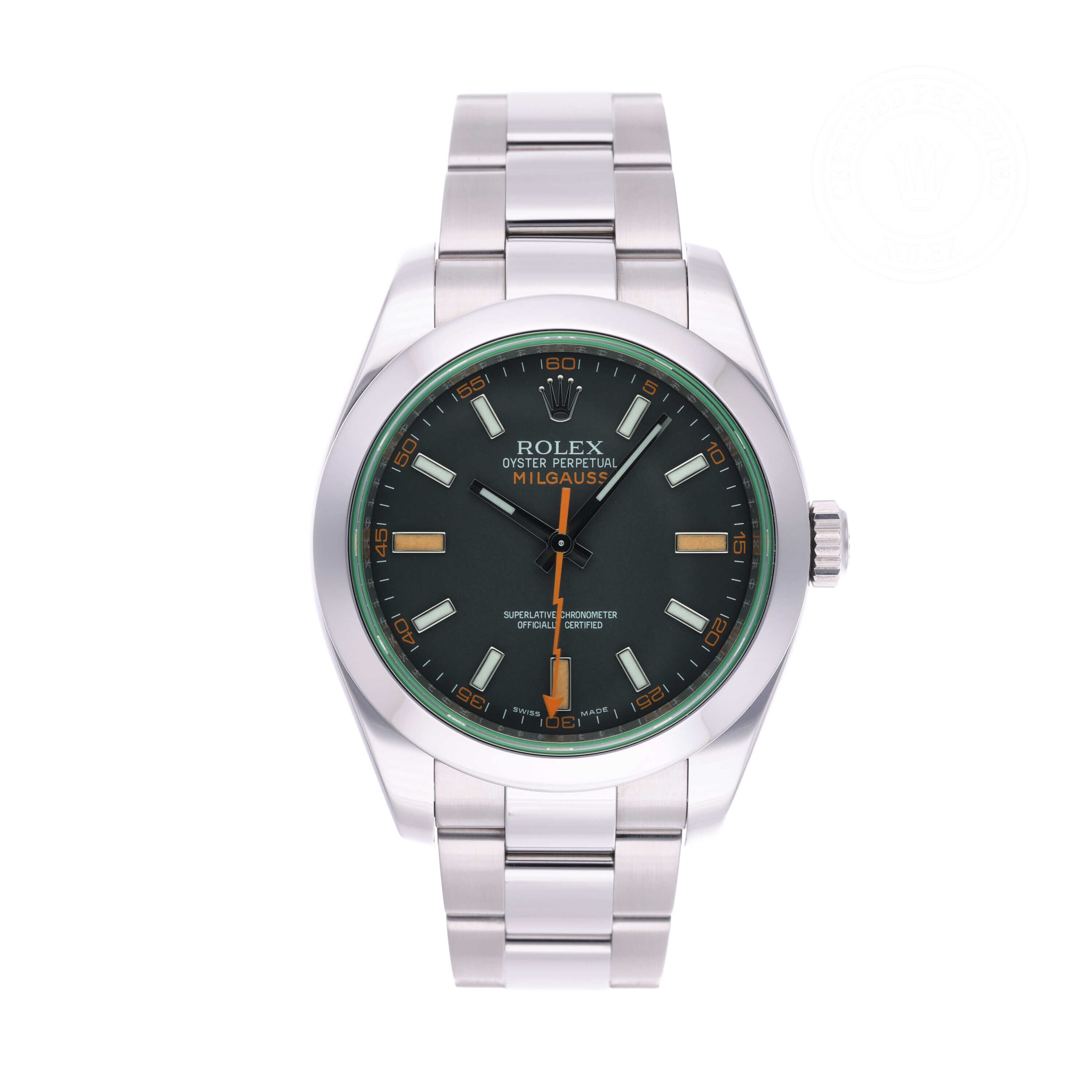 Rolex Milgauss Official Certified Pre-Owned