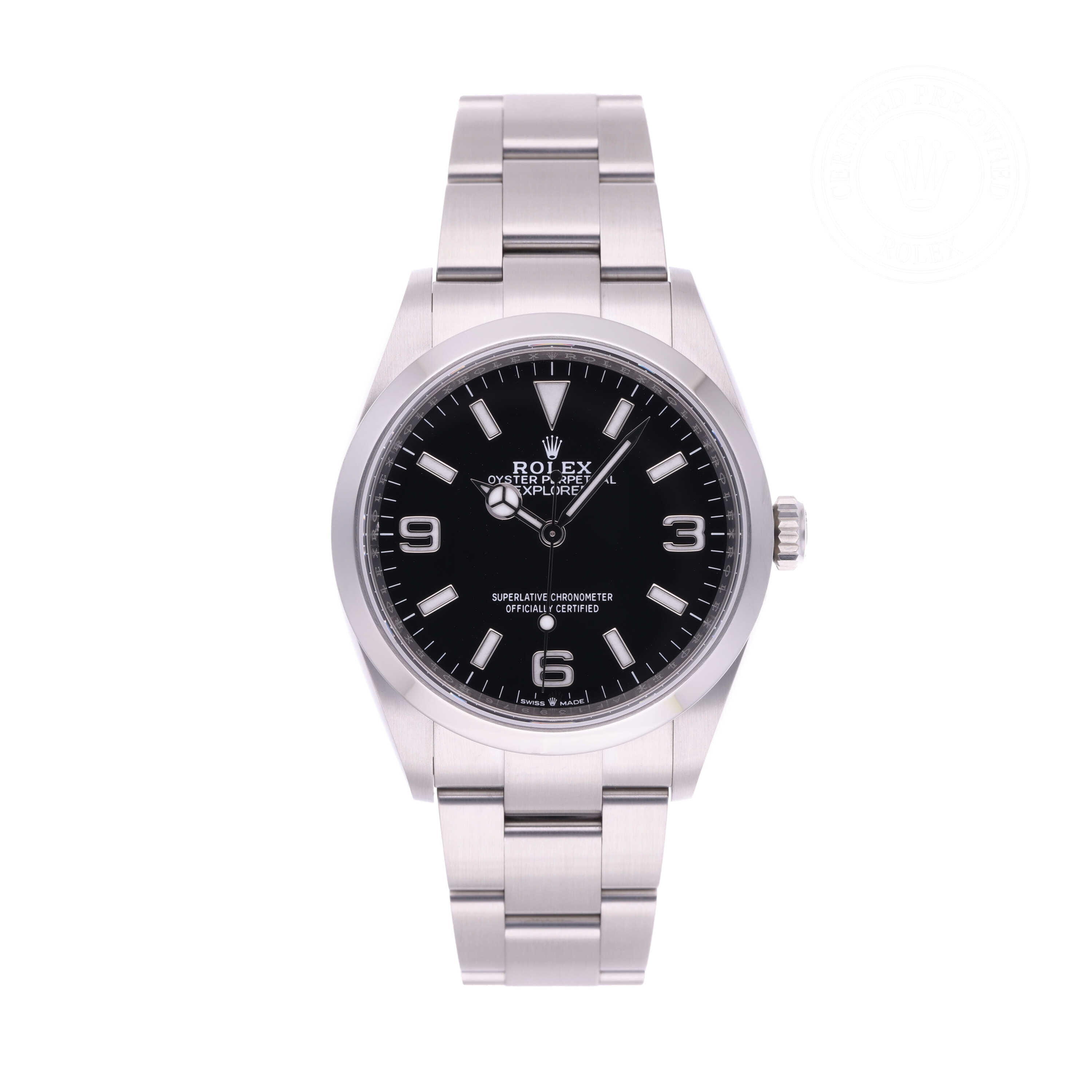 Rolex Explorer 36 Official Certified Pre-Owned