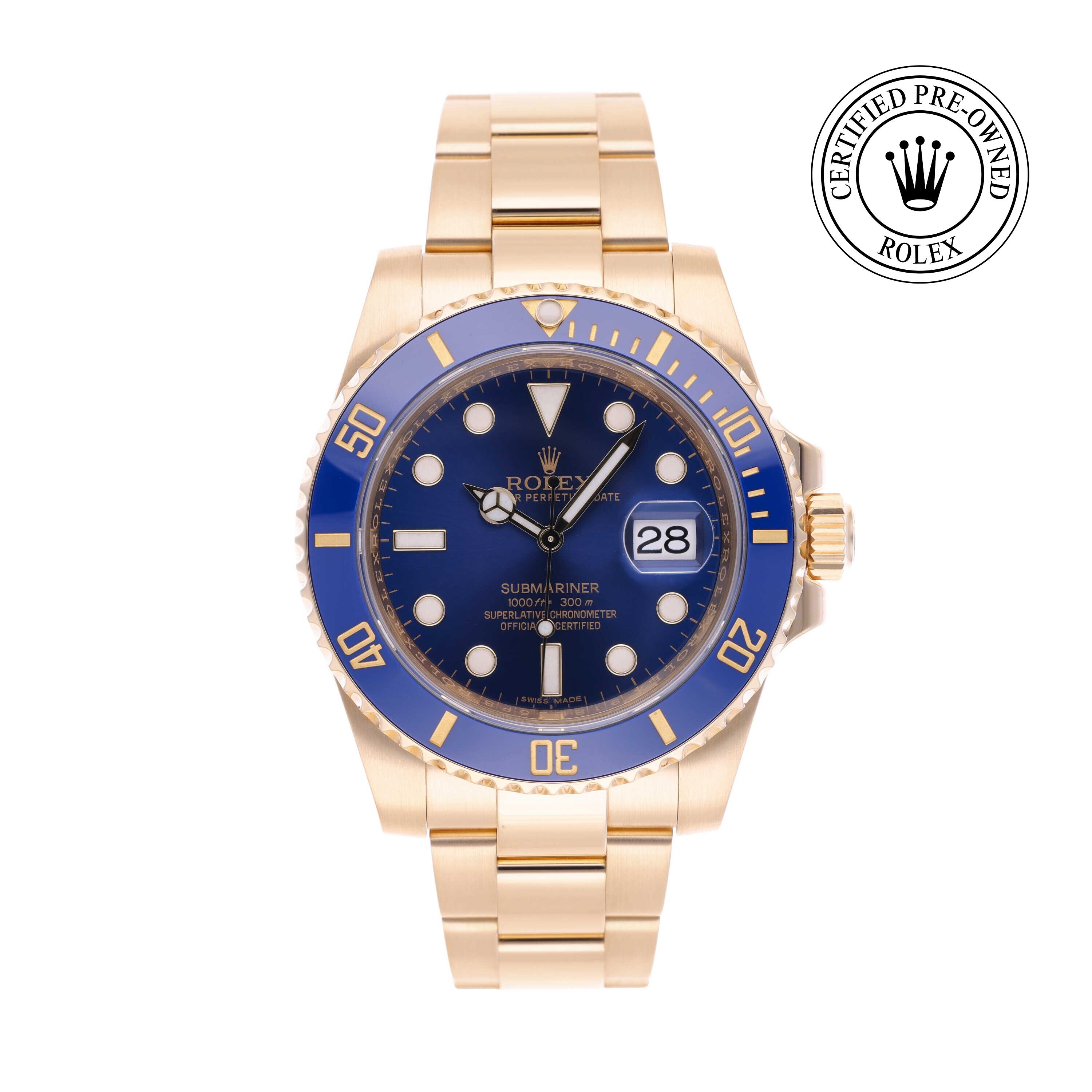 Rolex Submariner Date Official Certified Pre-Owned