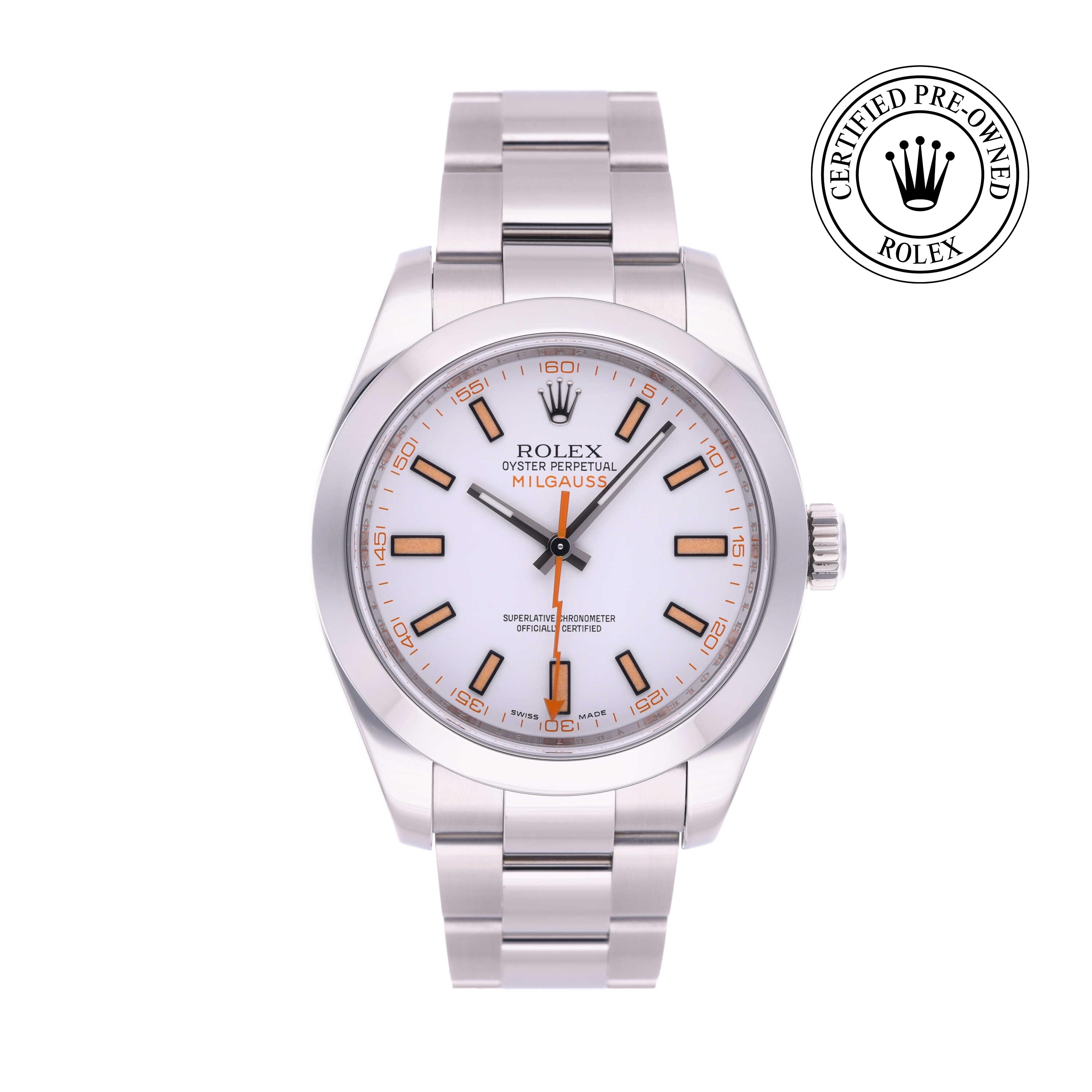 Rolex Milgauss Official Certified Pre-Owned