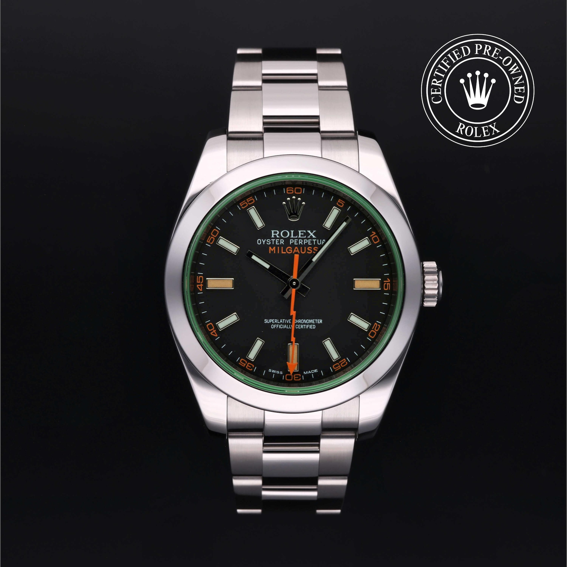 Rolex Certified Pre-Owned Milgauss Rolex Certified Pre-Owned Milgauss