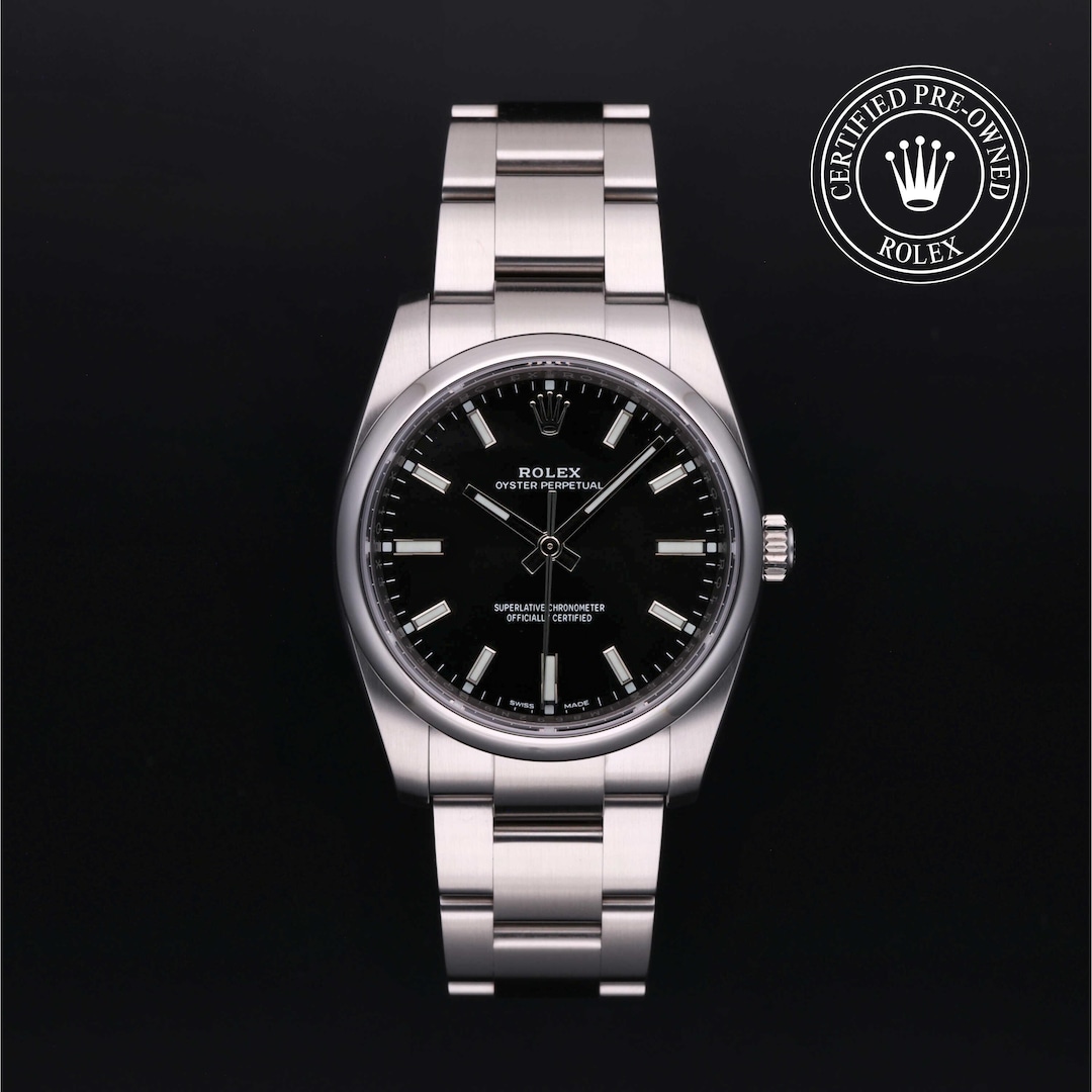 Rolex Certified Pre-Owned Oyster Perpetual 34 Rolex Certified Pre-Owned Oyster Perpetual 34