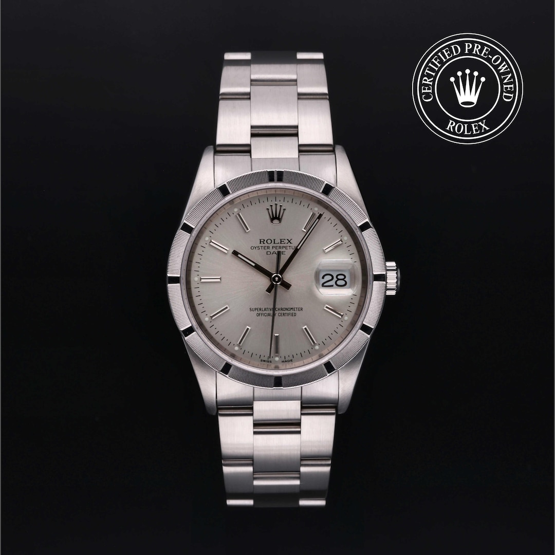 Rolex Certified Pre-Owned Oyster Perpetual Date 34 Rolex Certified Pre-Owned Oyster Perpetual Date 34