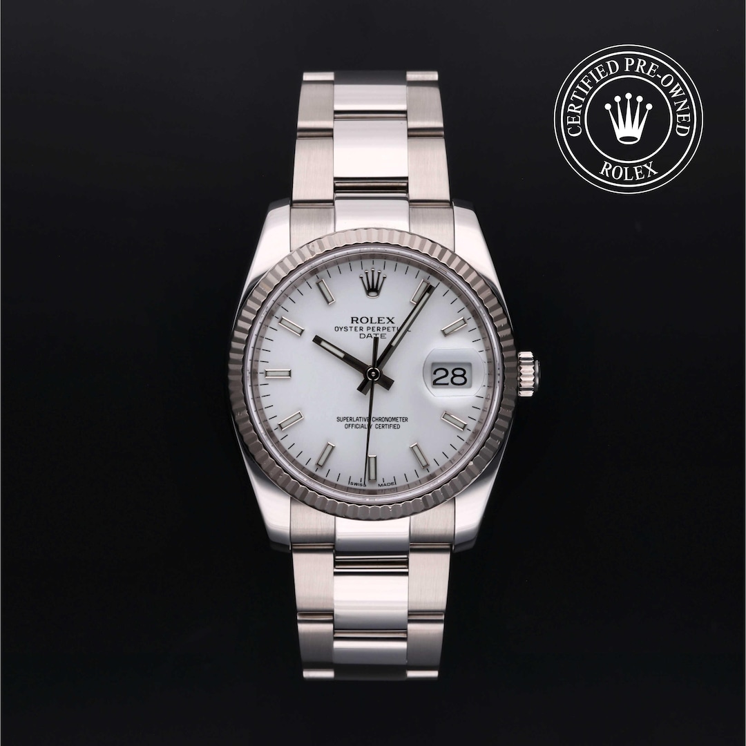 Rolex Certified Pre-Owned Oyster Perpetual Date 34 Rolex Certified Pre-Owned Oyster Perpetual Date 34