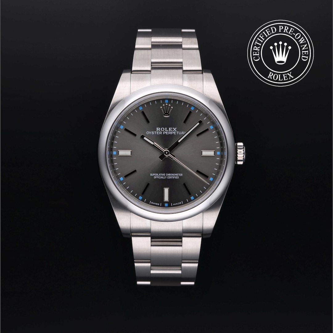 Oyster perpetual 39mm black hotsell