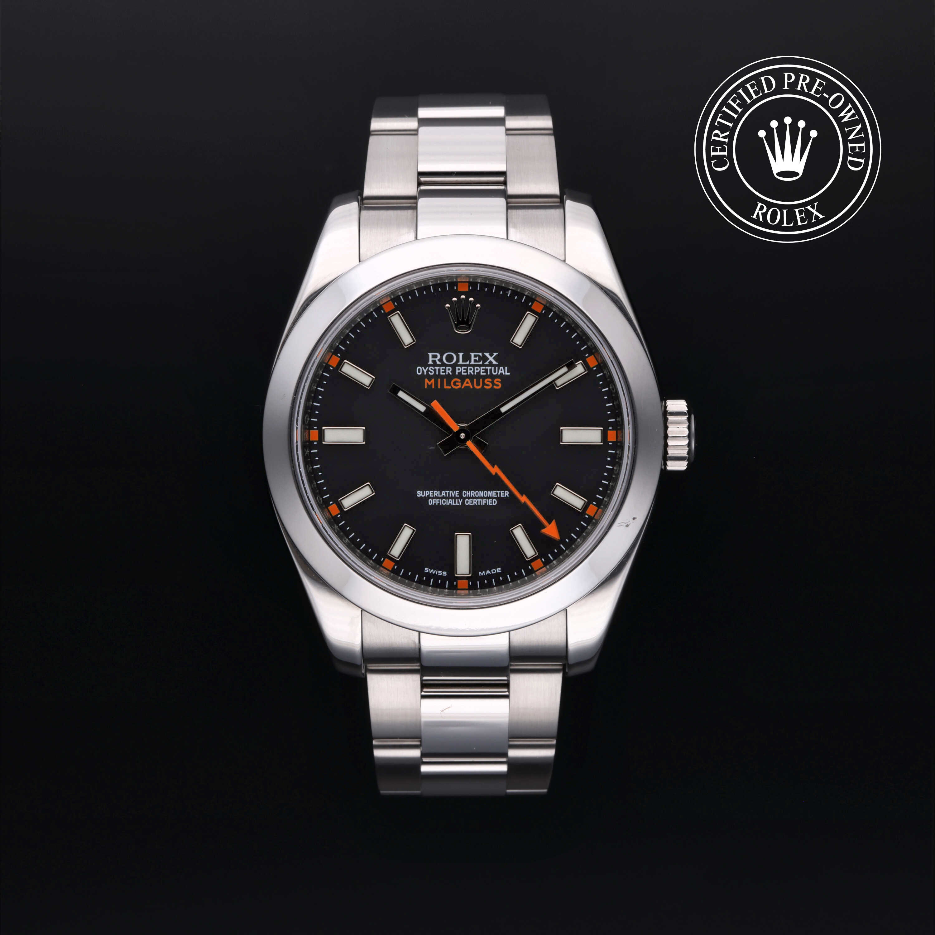 Milgauss | Rolex Certified Pre Owned | Watches Of Switzerland US