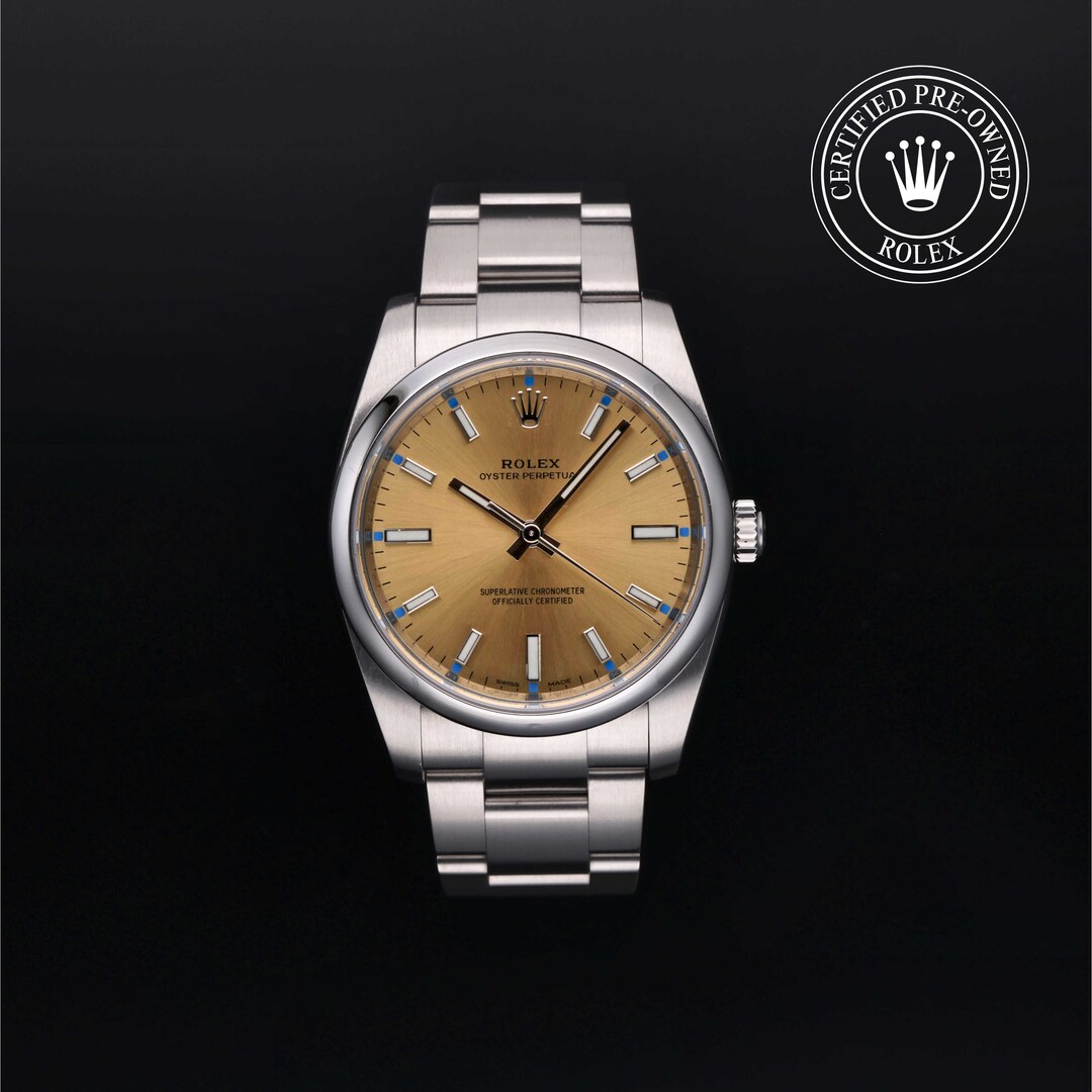 Rolex Rolex Certified Pre-Owned Oyster Perpetual 34 Rolex Rolex Certified Pre-Owned Oyster Perpetual 34