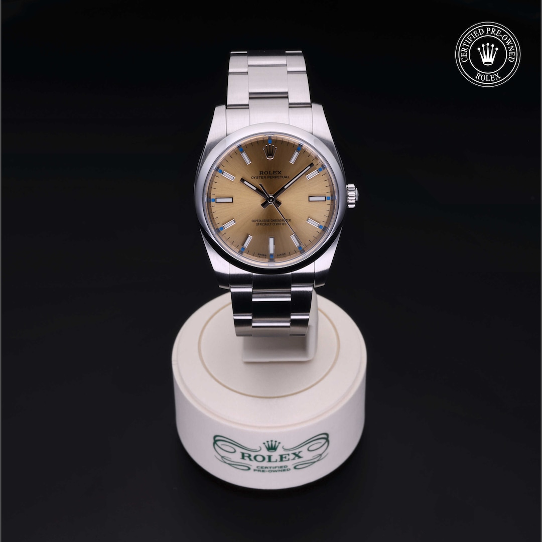 Rolex Rolex Certified Pre-Owned Oyster Perpetual 34 Rolex Rolex Certified Pre-Owned Oyster Perpetual 34