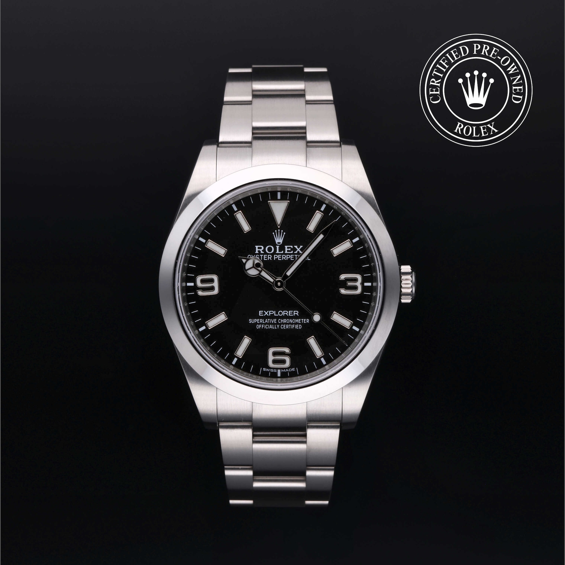 Rolex Certified Pre-Owned Explorer Rolex Certified Pre-Owned Explorer