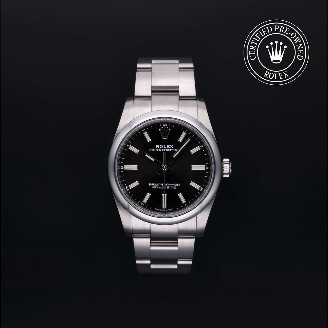 Rolex Rolex Certified Pre-Owned Oyster Perpetual 34 Rolex Rolex Certified Pre-Owned Oyster Perpetual 34