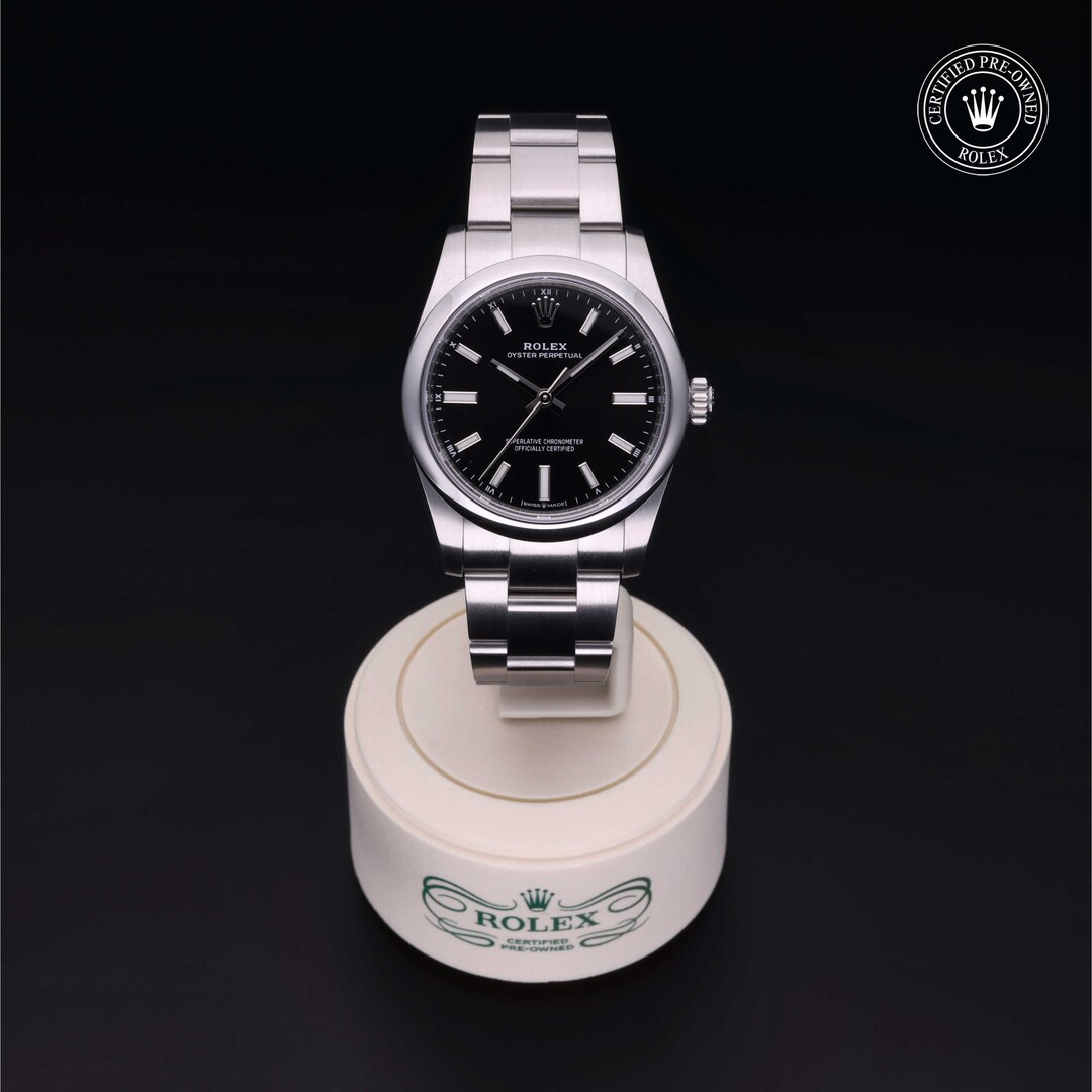 Rolex Rolex Certified Pre-Owned Oyster Perpetual 34 Rolex Rolex Certified Pre-Owned Oyster Perpetual 34