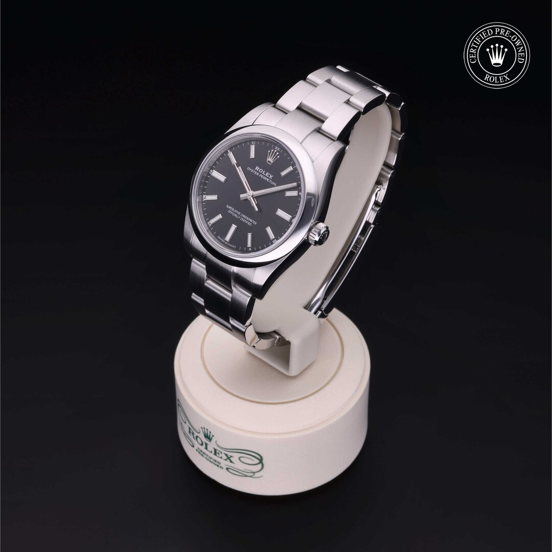 Rolex Rolex Certified Pre-Owned Oyster Perpetual 34 Rolex Rolex Certified Pre-Owned Oyster Perpetual 34