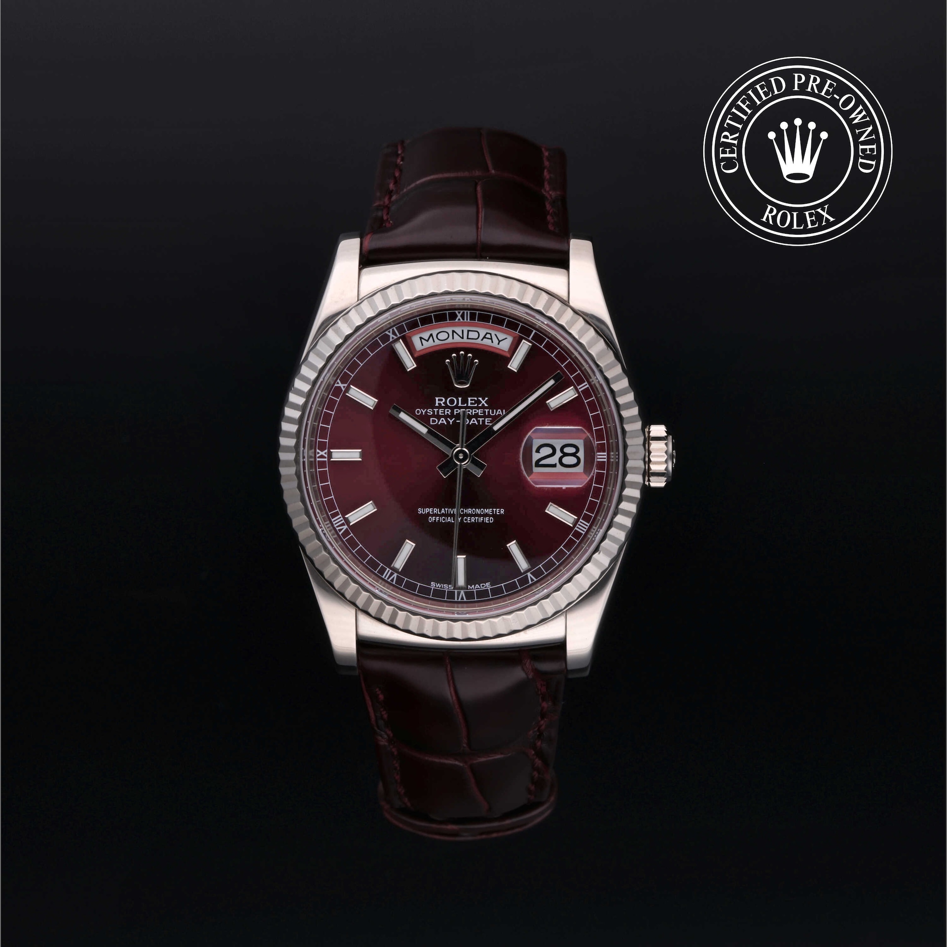 Rolex Certified Pre-Owned Day-Date 36 Rolex Certified Pre-Owned Day-Date 36