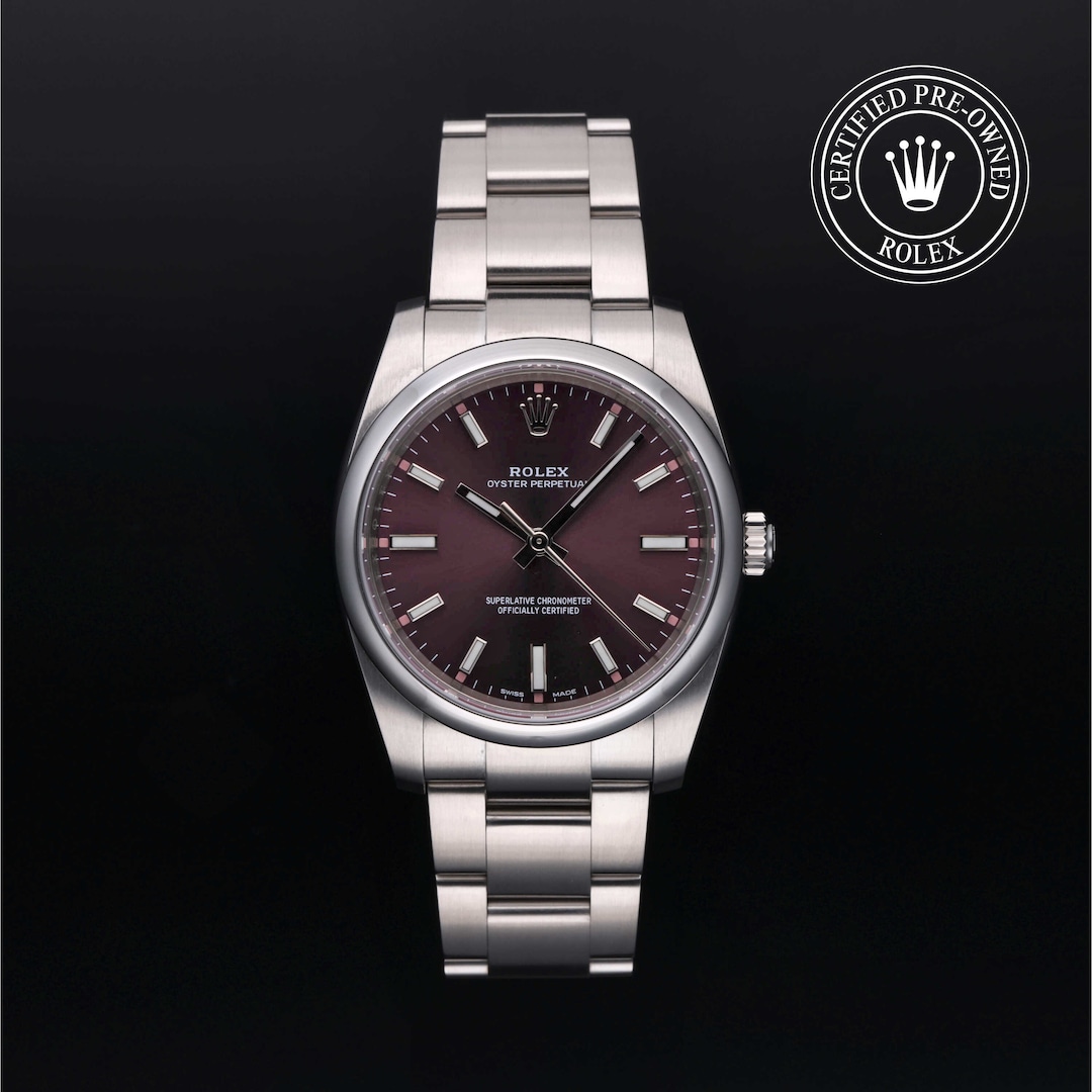 Rolex Rolex Certified Pre-Owned Oyster Perpetual 34 Rolex Rolex Certified Pre-Owned Oyster Perpetual 34