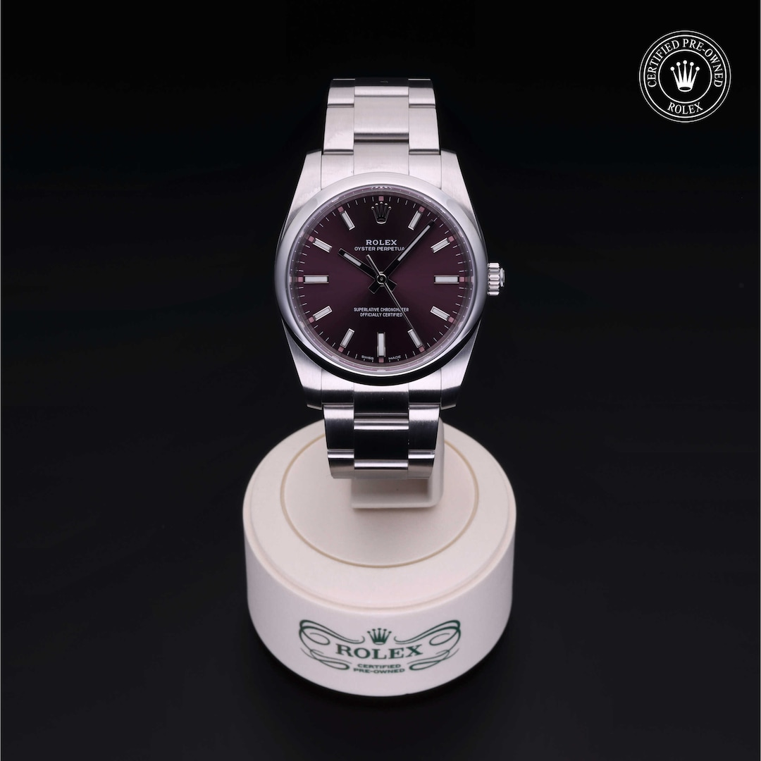 Rolex Rolex Certified Pre-Owned Oyster Perpetual 34 Rolex Rolex Certified Pre-Owned Oyster Perpetual 34