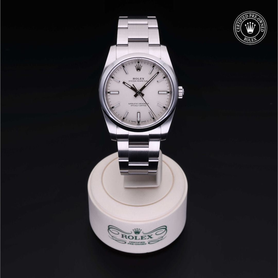 Rolex Rolex Certified Pre-Owned Oyster Perpetual 34 Rolex Rolex Certified Pre-Owned Oyster Perpetual 34