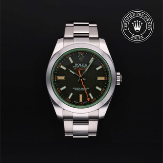 Rolex Certified Pre-Owned Milgauss Rolex Certified Pre-Owned Milgauss