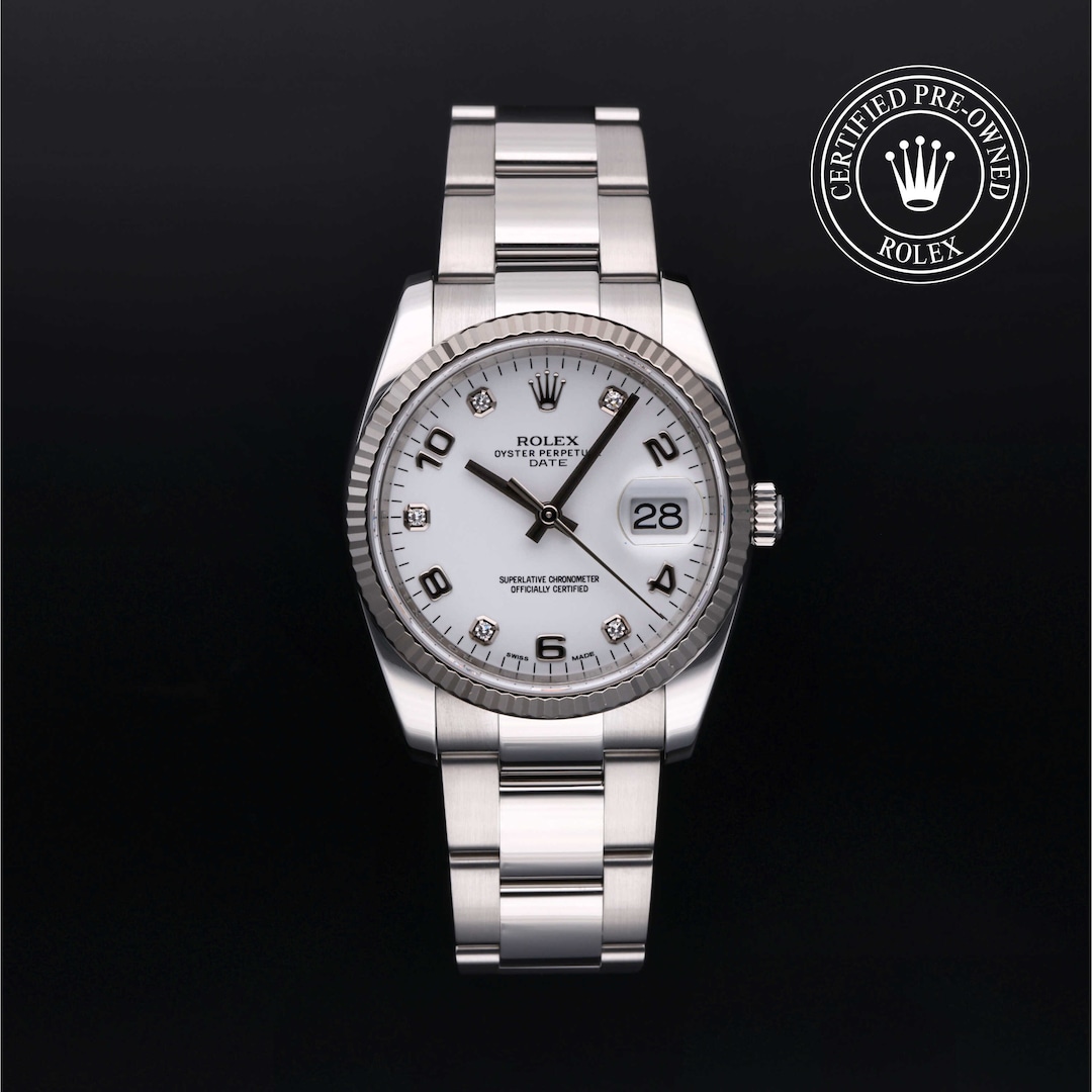 Rolex Rolex Certified Pre-Owned Oyster Perpetual Date 34 Rolex Rolex Certified Pre-Owned Oyster Perpetual Date 34