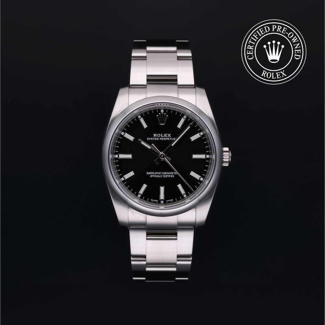 Rolex Rolex Certified Pre-Owned Oyster Perpetual 34 Rolex Rolex Certified Pre-Owned Oyster Perpetual 34