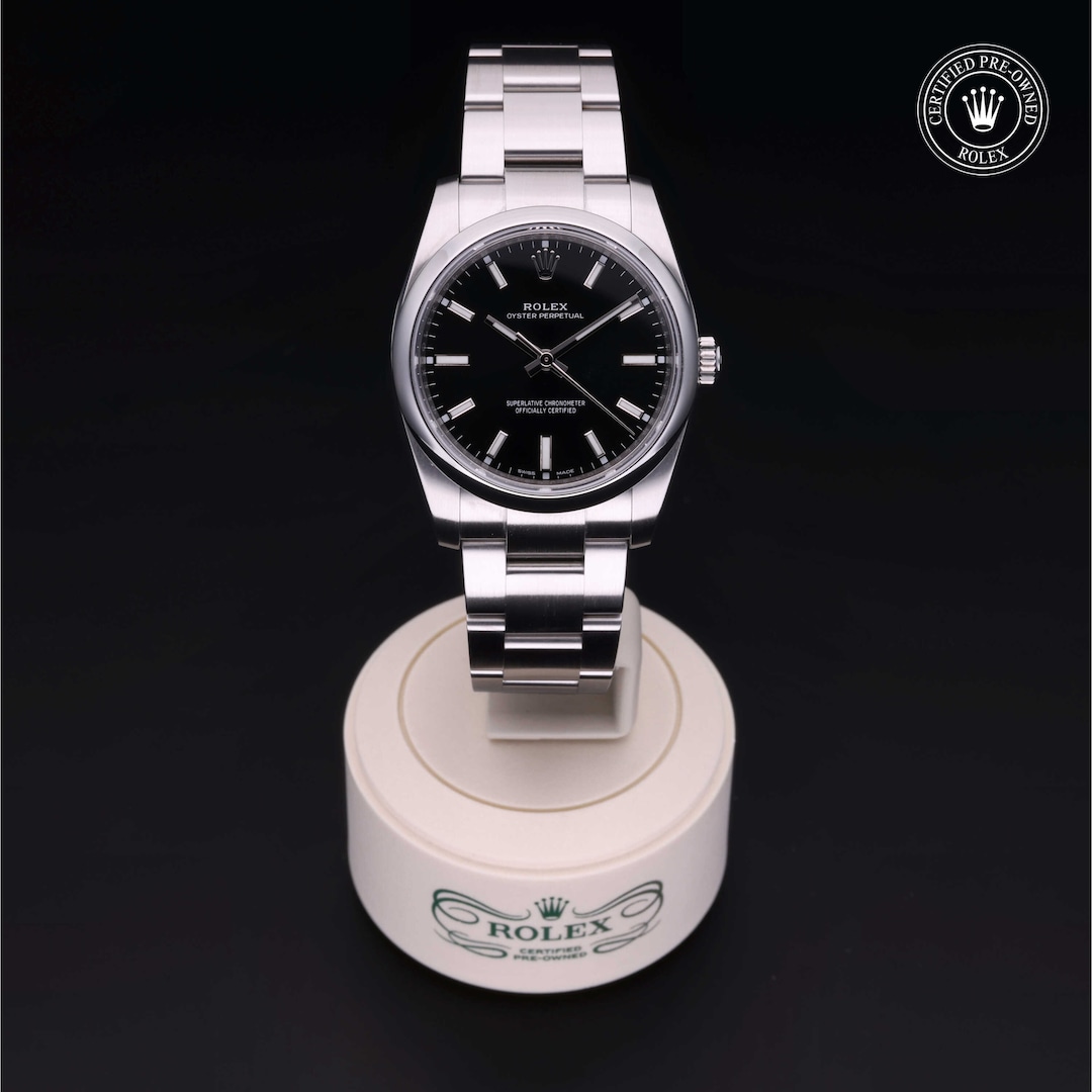 Rolex Rolex Certified Pre-Owned Oyster Perpetual 34 Rolex Rolex Certified Pre-Owned Oyster Perpetual 34
