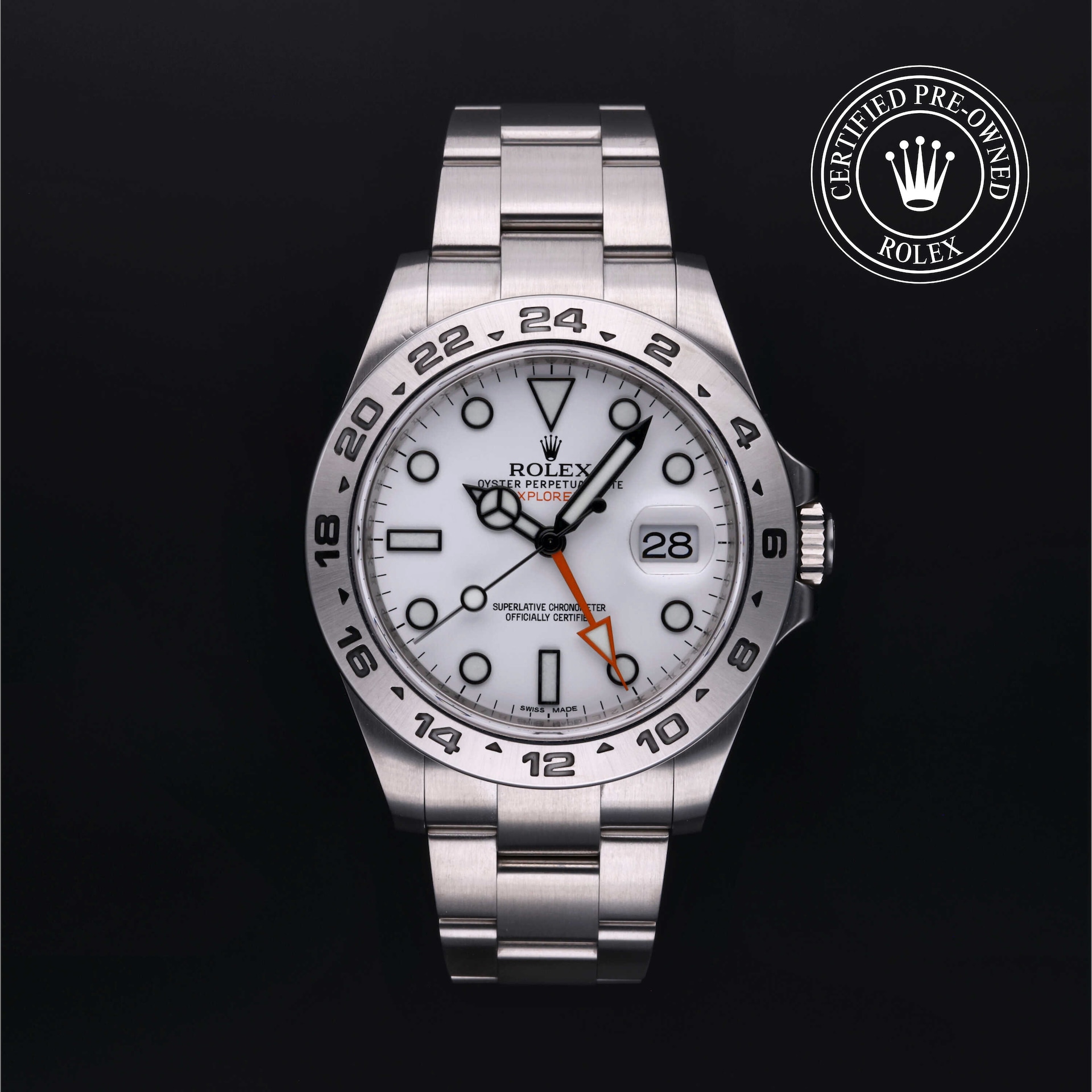 Rolex Certified Pre-Owned Explorer II Rolex Certified Pre-Owned Explorer II