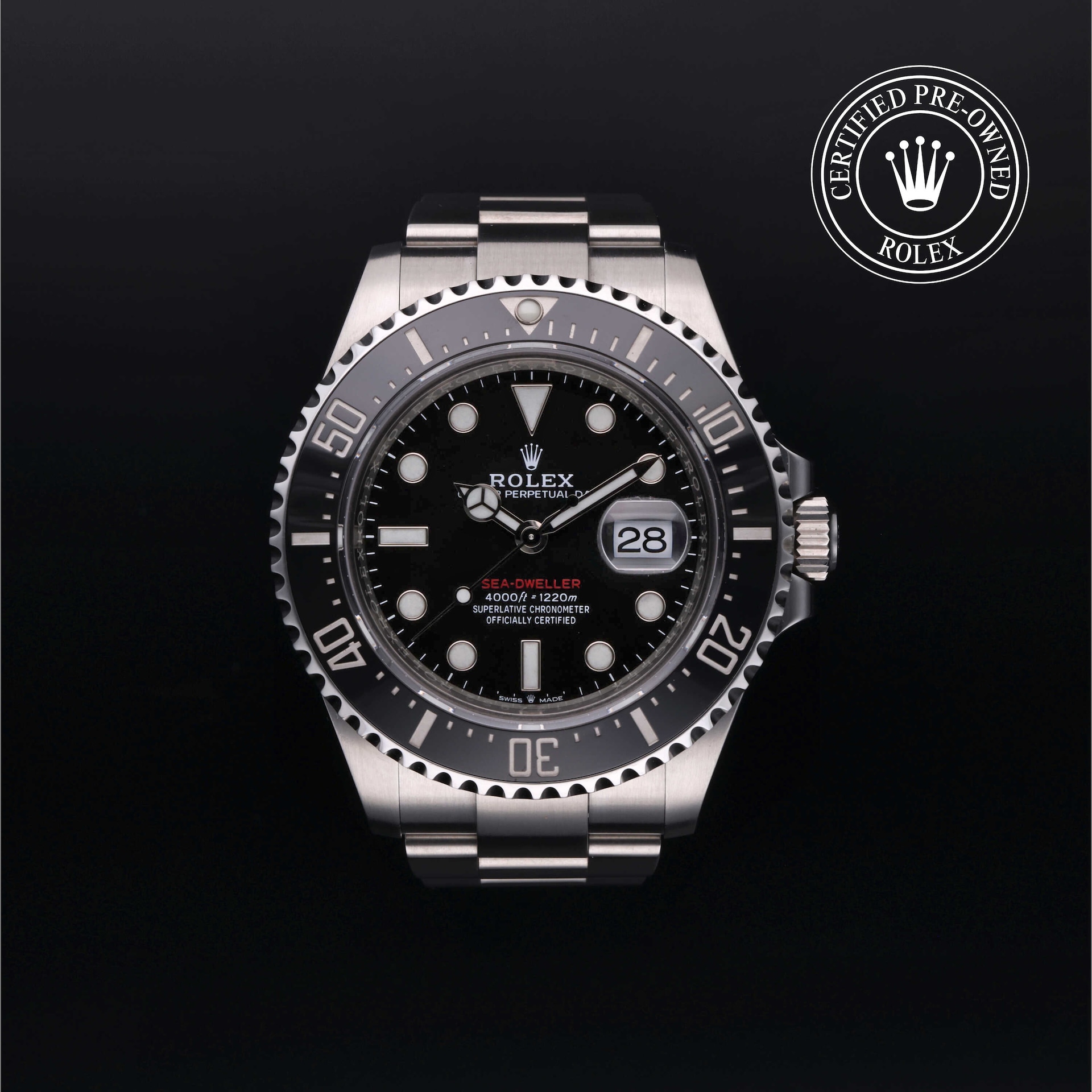 Rolex Certified Pre-Owned Sea-Dweller Rolex Certified Pre-Owned Sea-Dweller