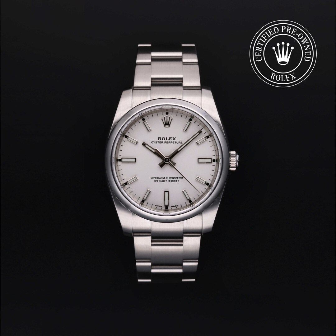 Rolex Rolex Certified Pre-Owned Oyster Perpetual 34 Rolex Rolex Certified Pre-Owned Oyster Perpetual 34