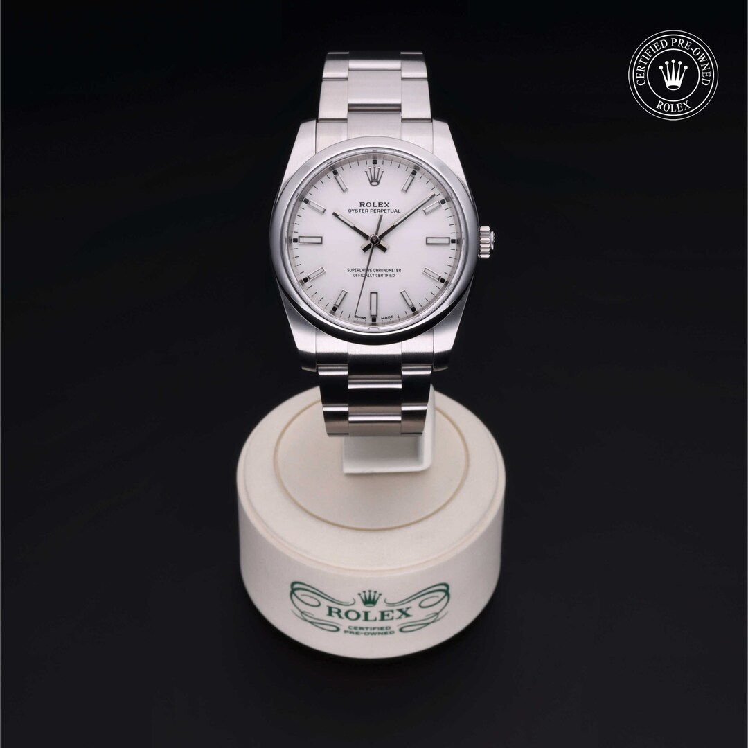 Rolex Rolex Certified Pre-Owned Oyster Perpetual 34 Rolex Rolex Certified Pre-Owned Oyster Perpetual 34