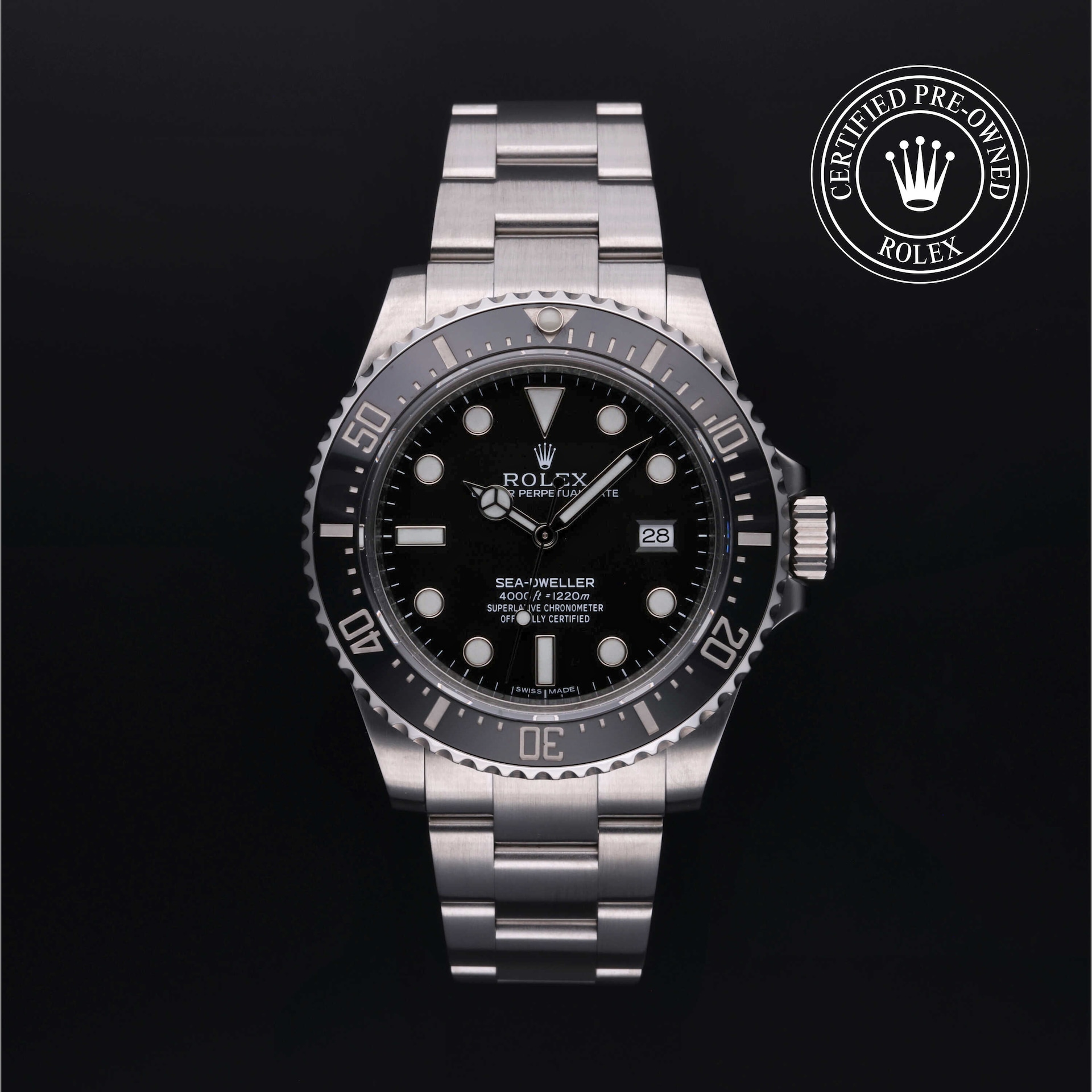 Rolex Certified Pre-Owned Sea-Dweller 4000 Rolex Certified Pre-Owned Sea-Dweller 4000