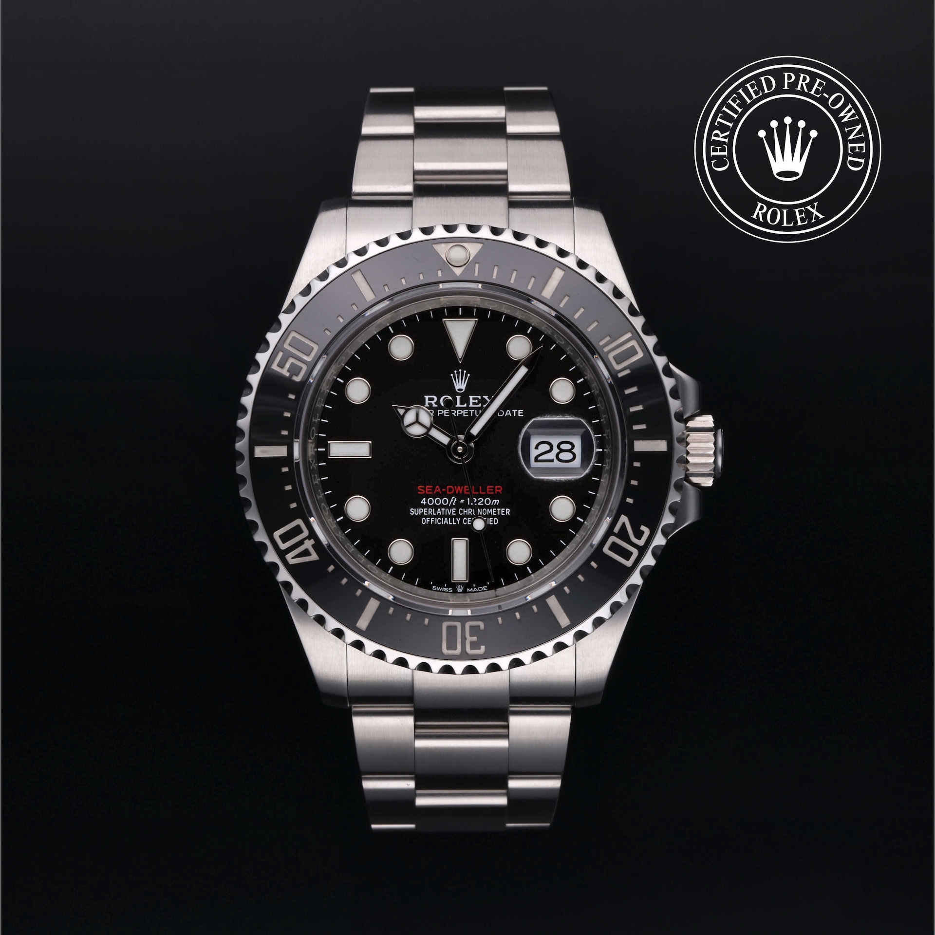 Rolex Certified Pre-Owned Sea-Dweller Rolex Certified Pre-Owned Sea-Dweller