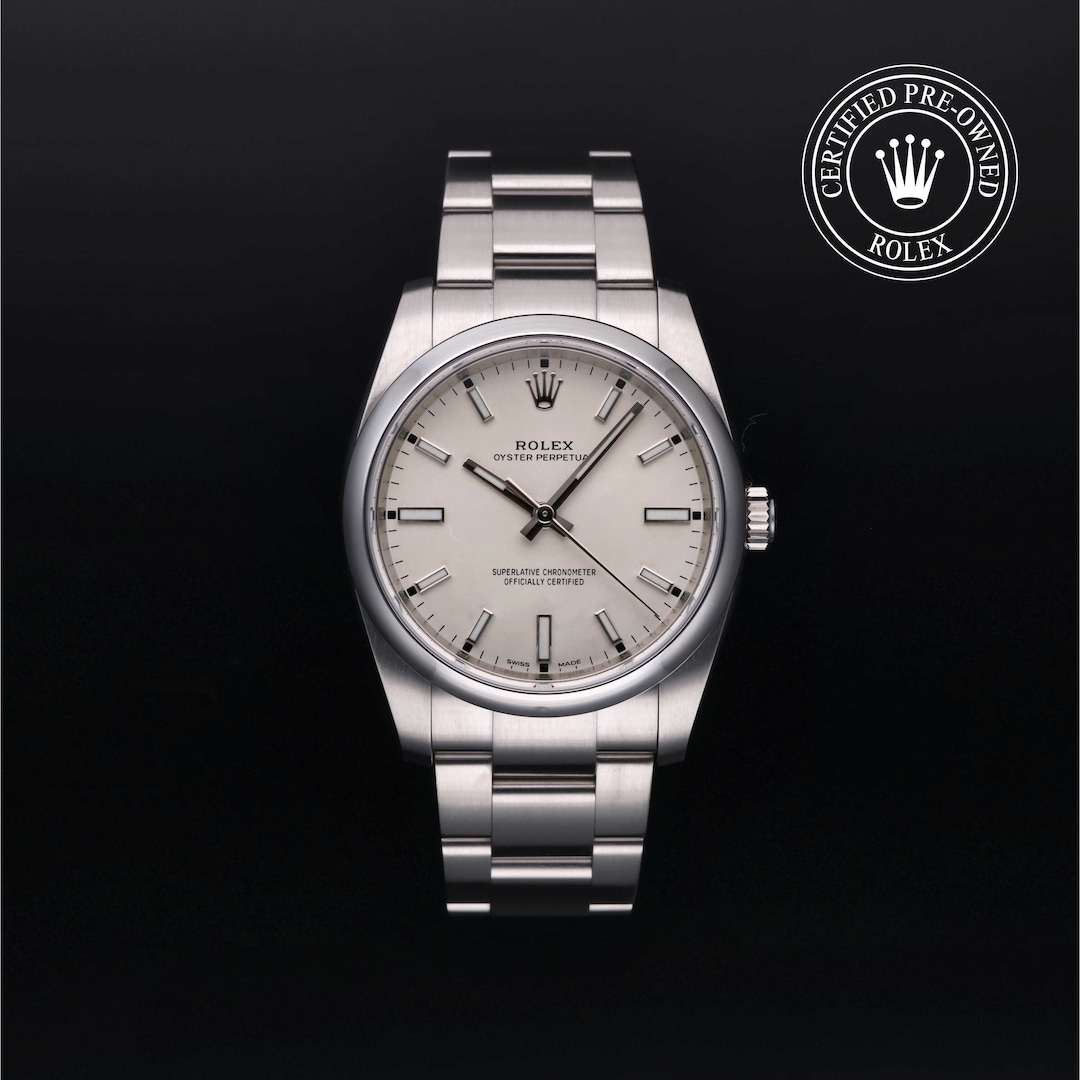 Rolex Rolex Certified Pre-Owned Oyster Perpetual 34 Rolex Rolex Certified Pre-Owned Oyster Perpetual 34