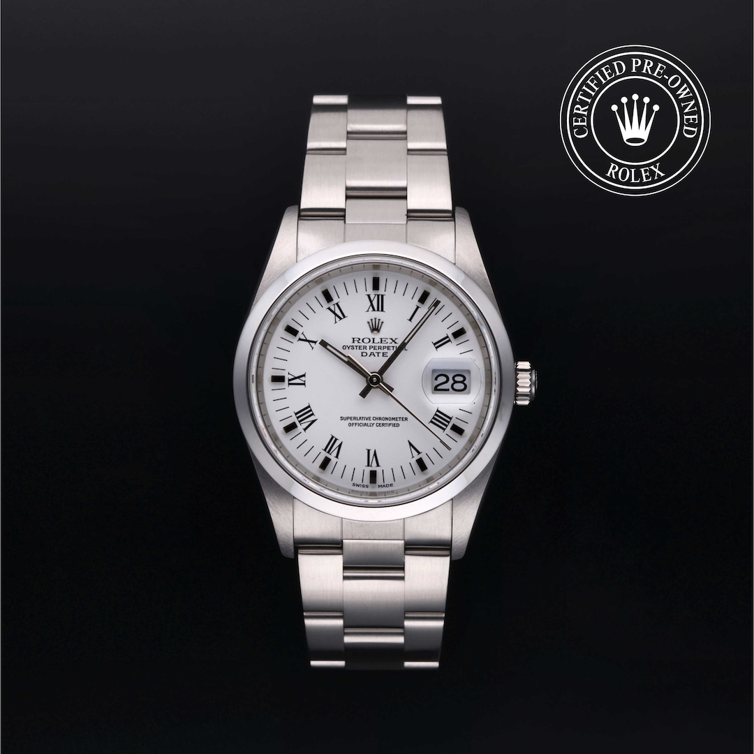 Rolex Rolex Certified Pre-Owned Oyster Perpetual Date 34 Rolex Rolex Certified Pre-Owned Oyster Perpetual Date 34