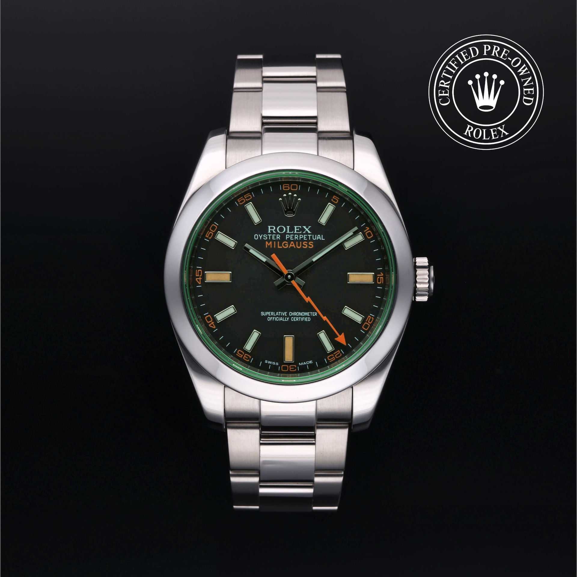Rolex Certified Pre-Owned Milgauss Rolex Certified Pre-Owned Milgauss