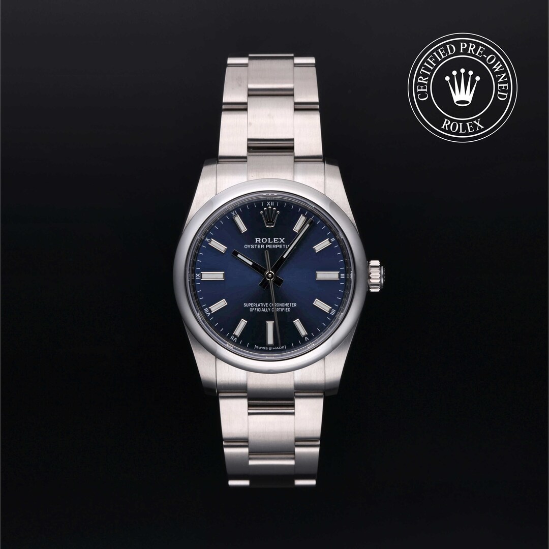 Rolex Rolex Certified Pre-Owned Oyster Perpetual 34 Rolex Rolex Certified Pre-Owned Oyster Perpetual 34