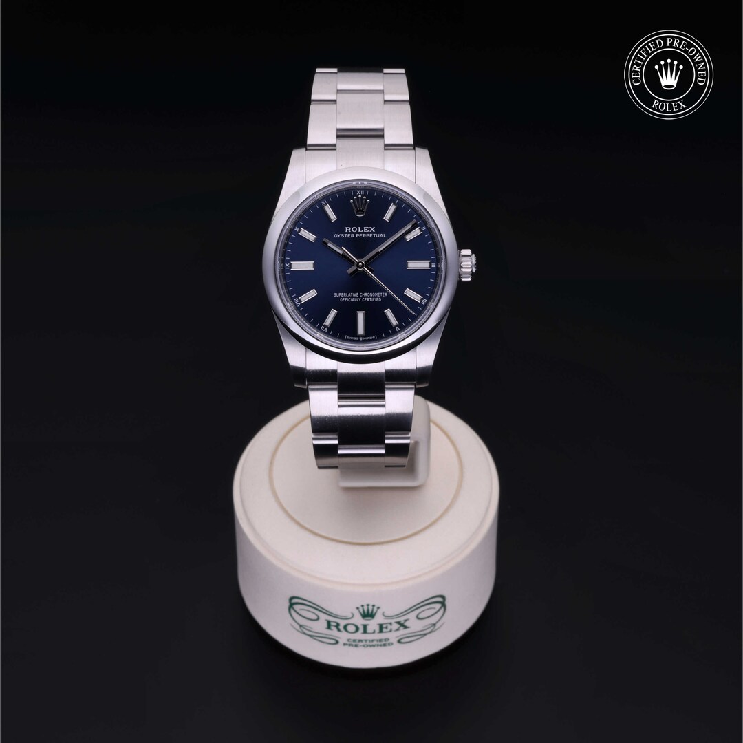 Rolex Rolex Certified Pre-Owned Oyster Perpetual 34 Rolex Rolex Certified Pre-Owned Oyster Perpetual 34