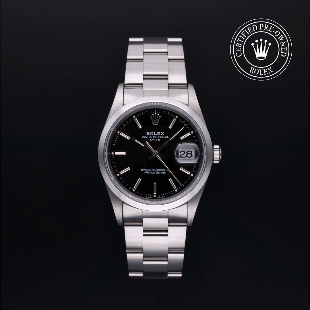 Rolex Rolex Certified Pre-Owned Oyster Perpetual Date 34 Rolex Rolex Certified Pre-Owned Oyster Perpetual Date 34