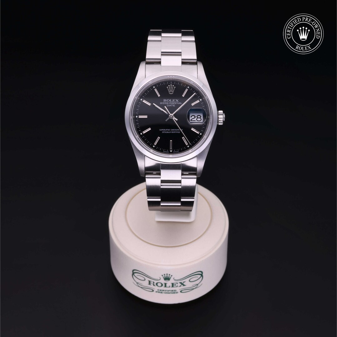 Rolex Rolex Certified Pre-Owned Oyster Perpetual Date 34 Rolex Rolex Certified Pre-Owned Oyster Perpetual Date 34