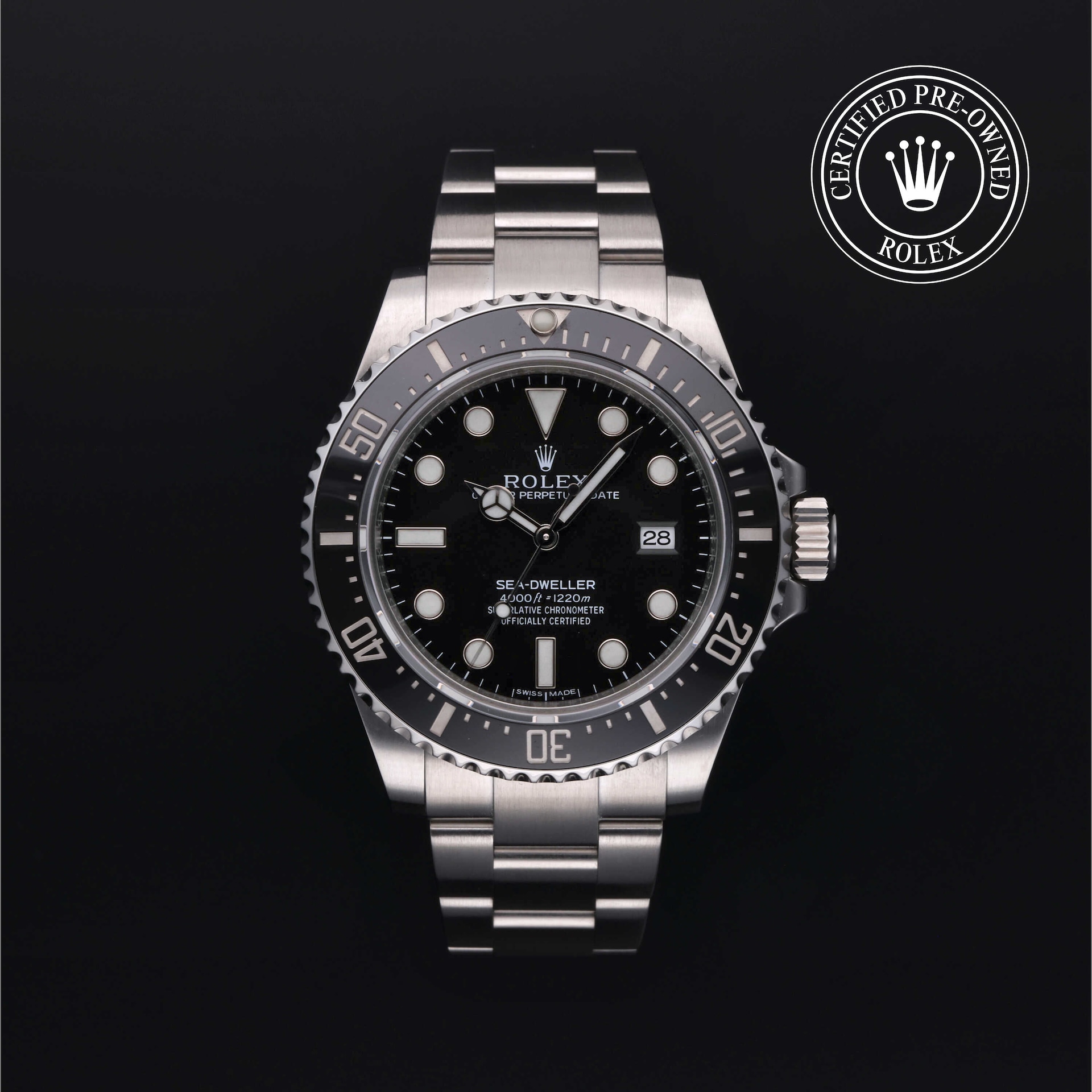 Rolex Certified Pre-Owned Sea-Dweller 4000 Rolex Certified Pre-Owned Sea-Dweller 4000