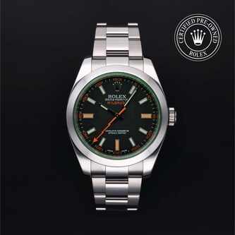 Rolex Certified Pre-Owned Milgauss Rolex Certified Pre-Owned Milgauss