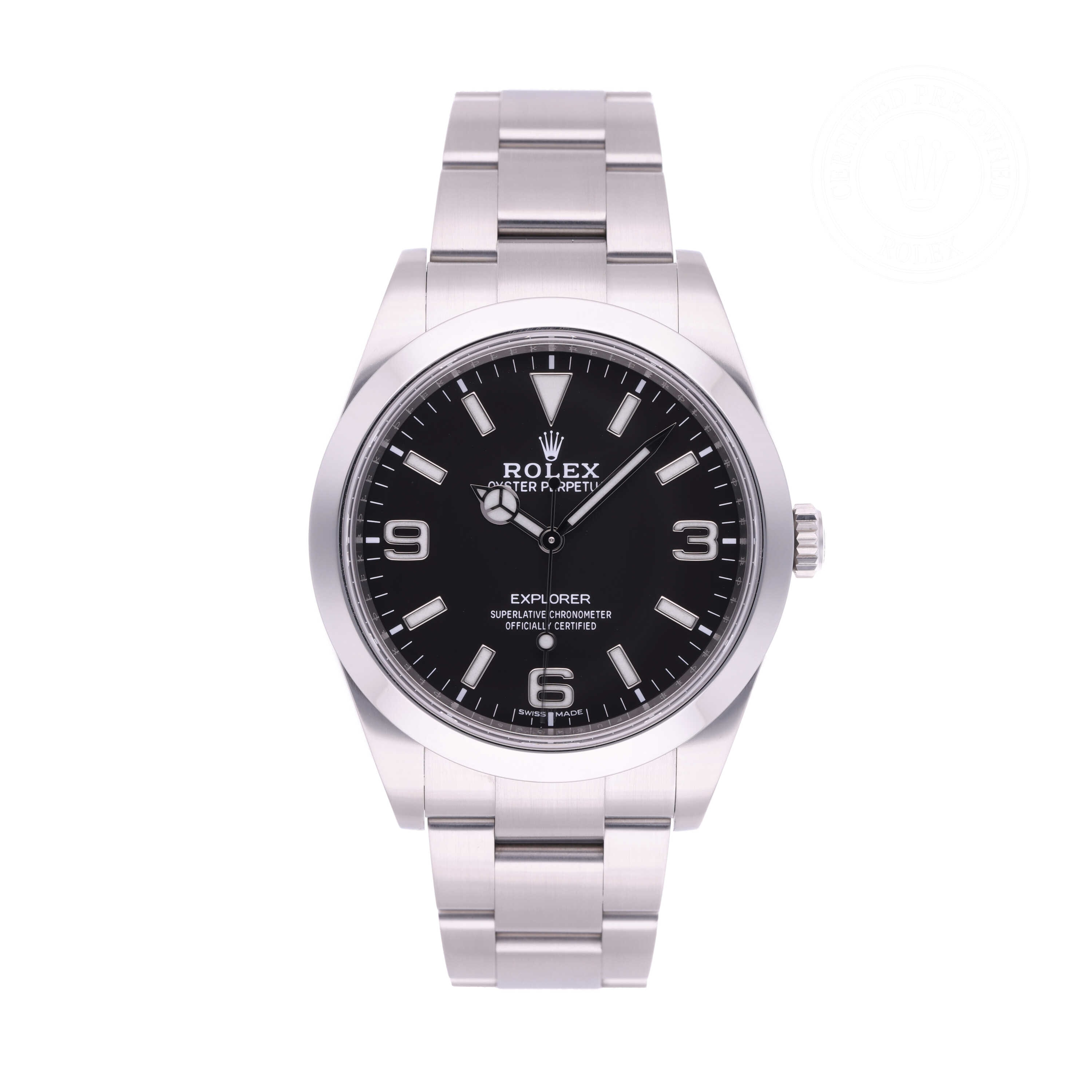 Rolex Explorer Official Certified Pre-Owned