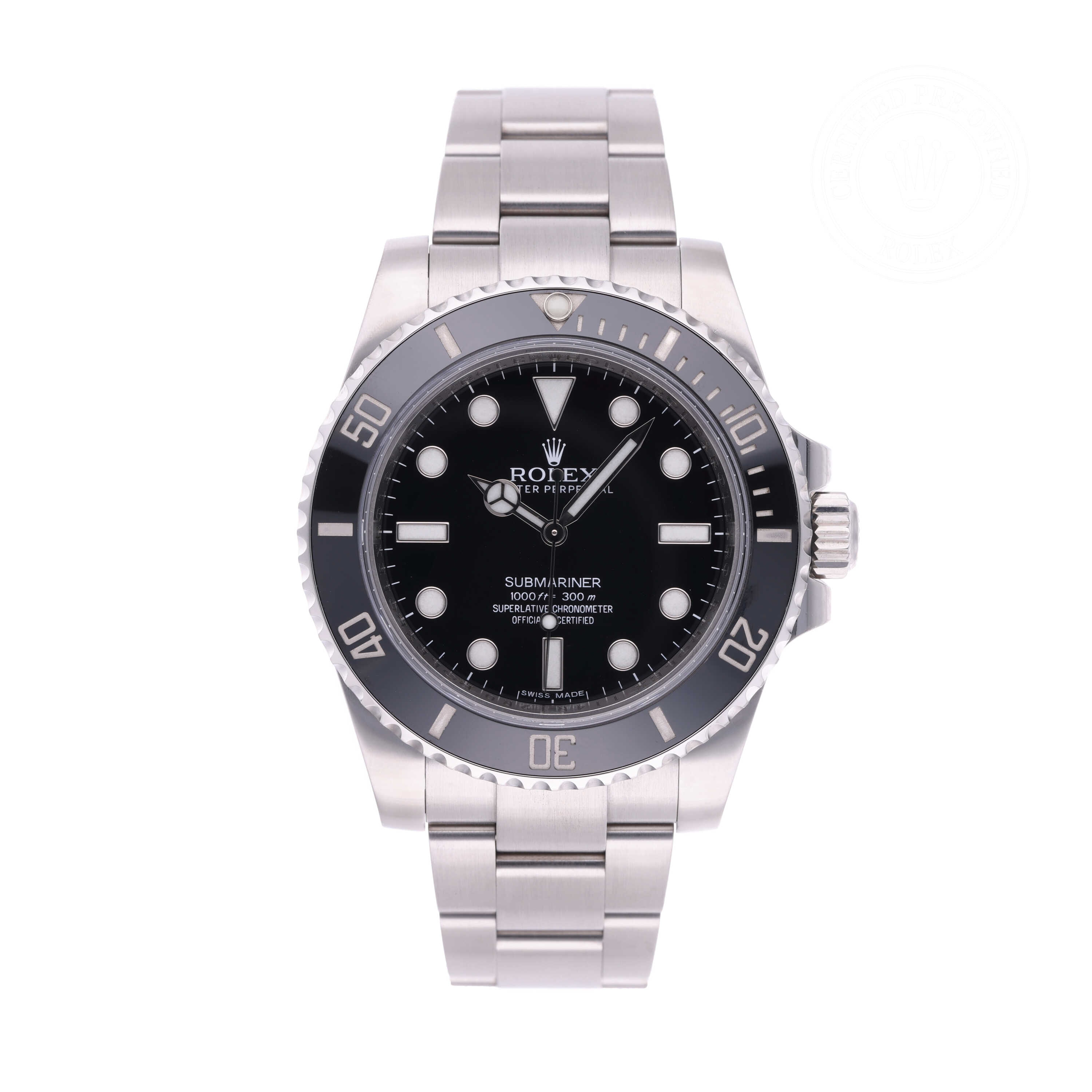Rolex Submariner Official Certified Pre-Owned
