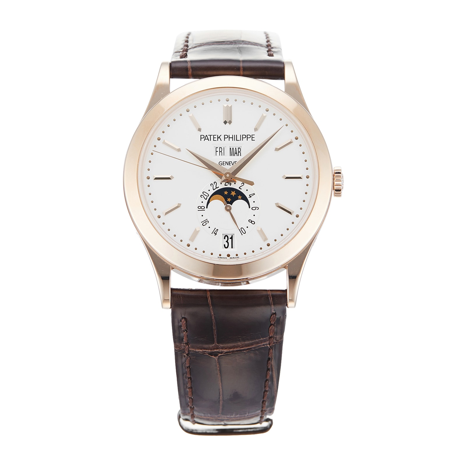 Pre Owned Patek Philippe Pre Owned Patek Philippe Complications Annual Calendar Mens Watch 5396R 011 Mappin and Webb