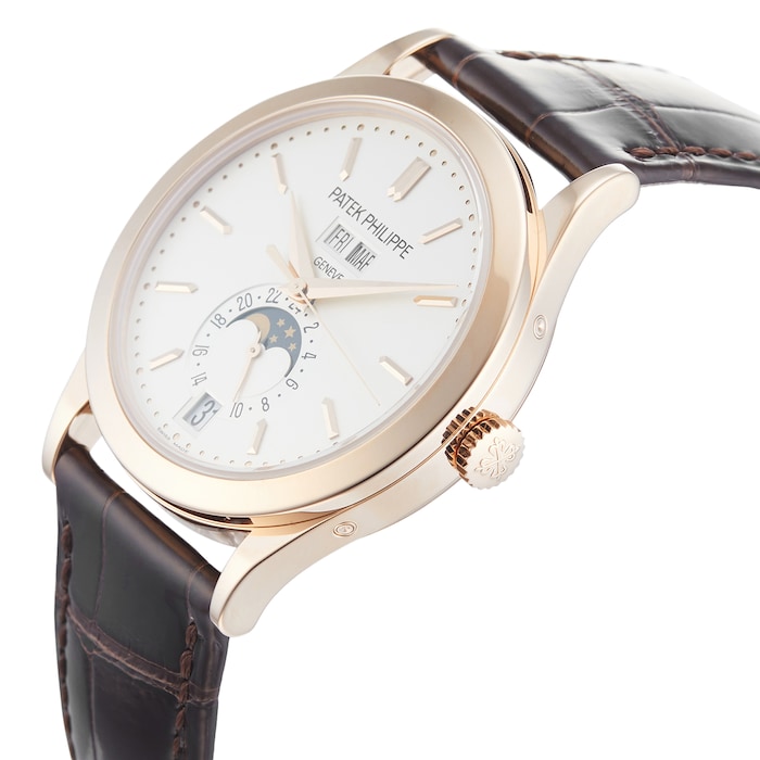 Pre-Owned Patek Philippe Pre-Owned Patek Philippe Complications Annual Calendar Mens Watch 5396R-011