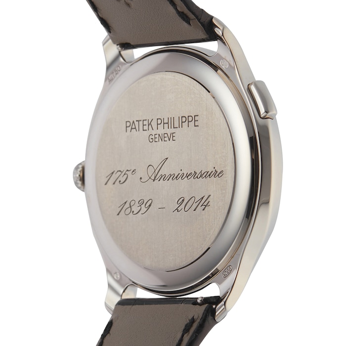 Pre-Owned Patek Philippe World Time Moon 175 Anniversary 5575G-001